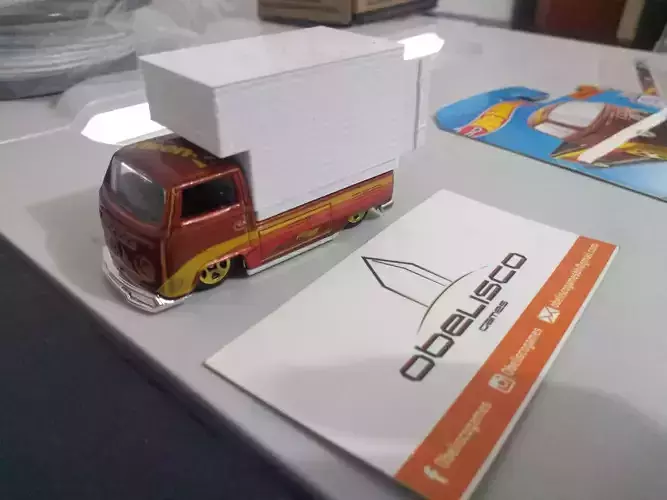 Hot wheels VW Kombi Carroceria bau 3D print model