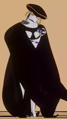 JJBA - Black Sabbath Blender 3D model Low-poly 3D model