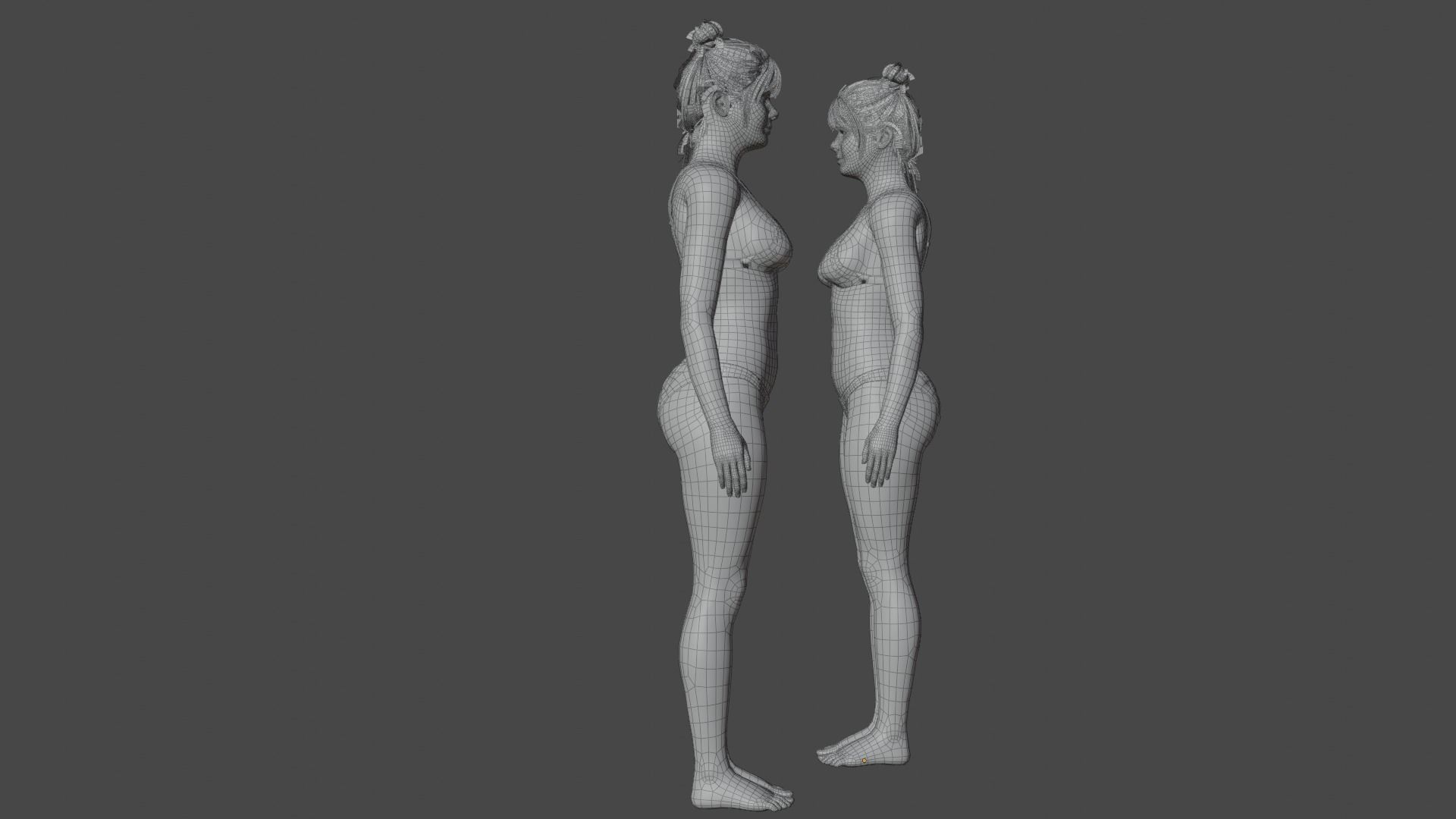 Female Character Free 3D model_7