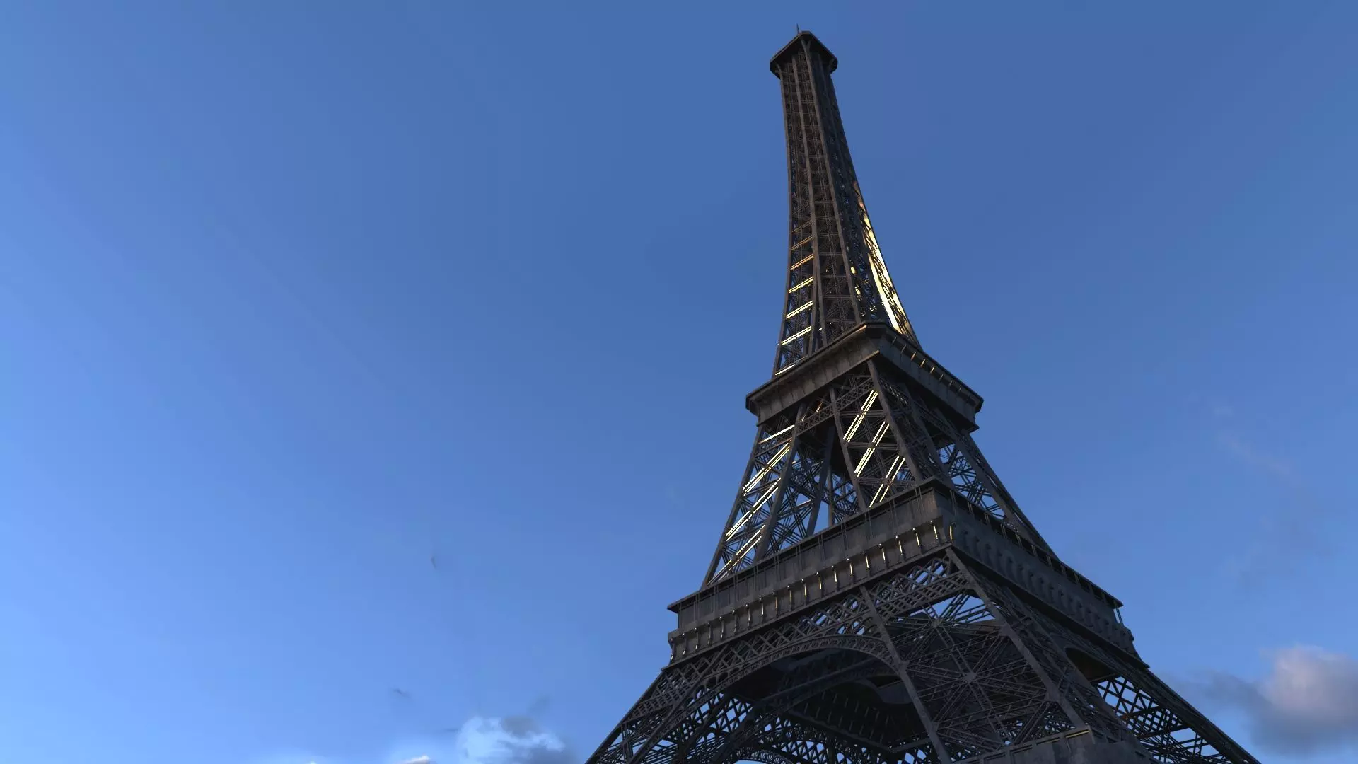 Eiffel tower 3D model