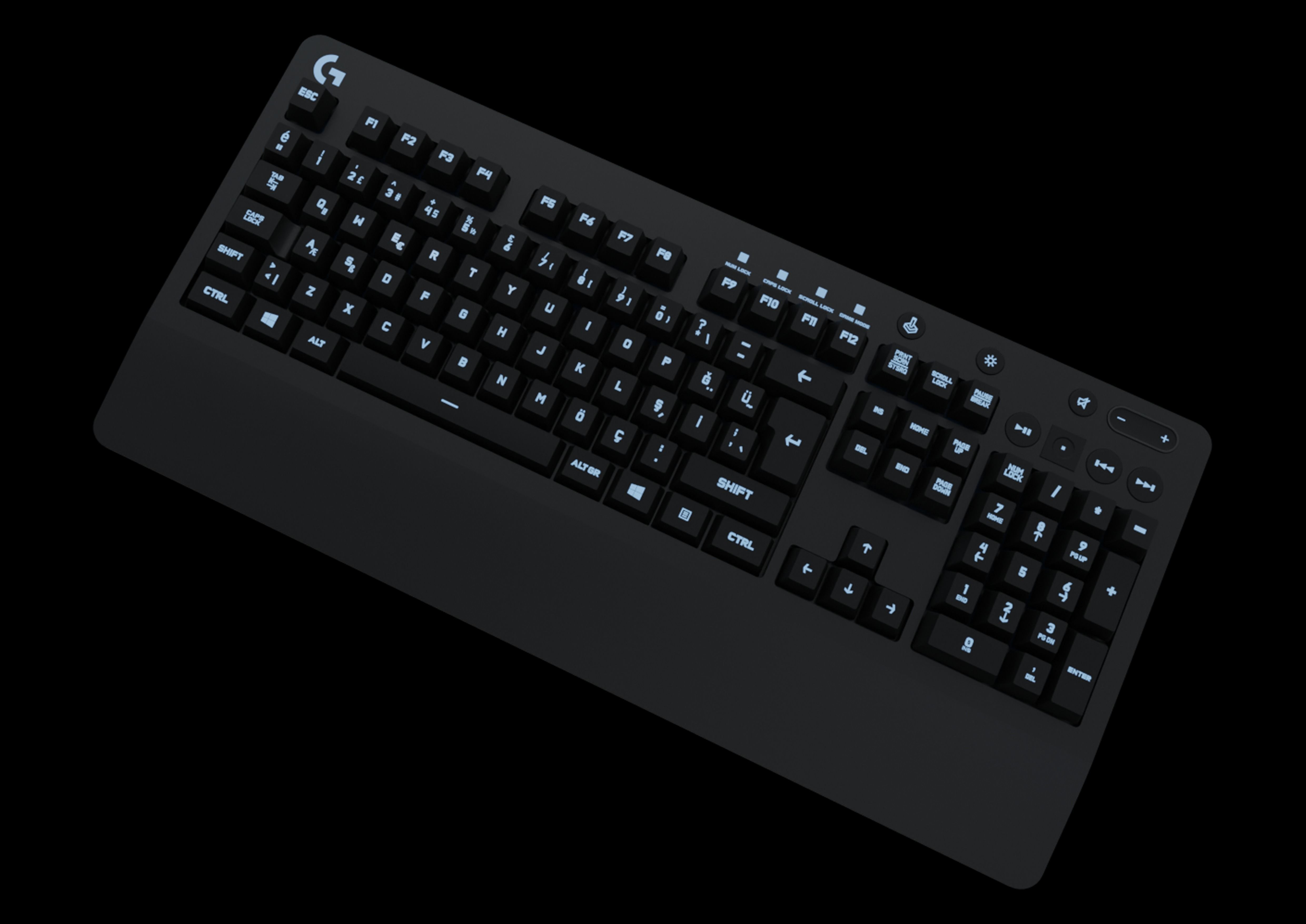logitech keyboard 3D model_1