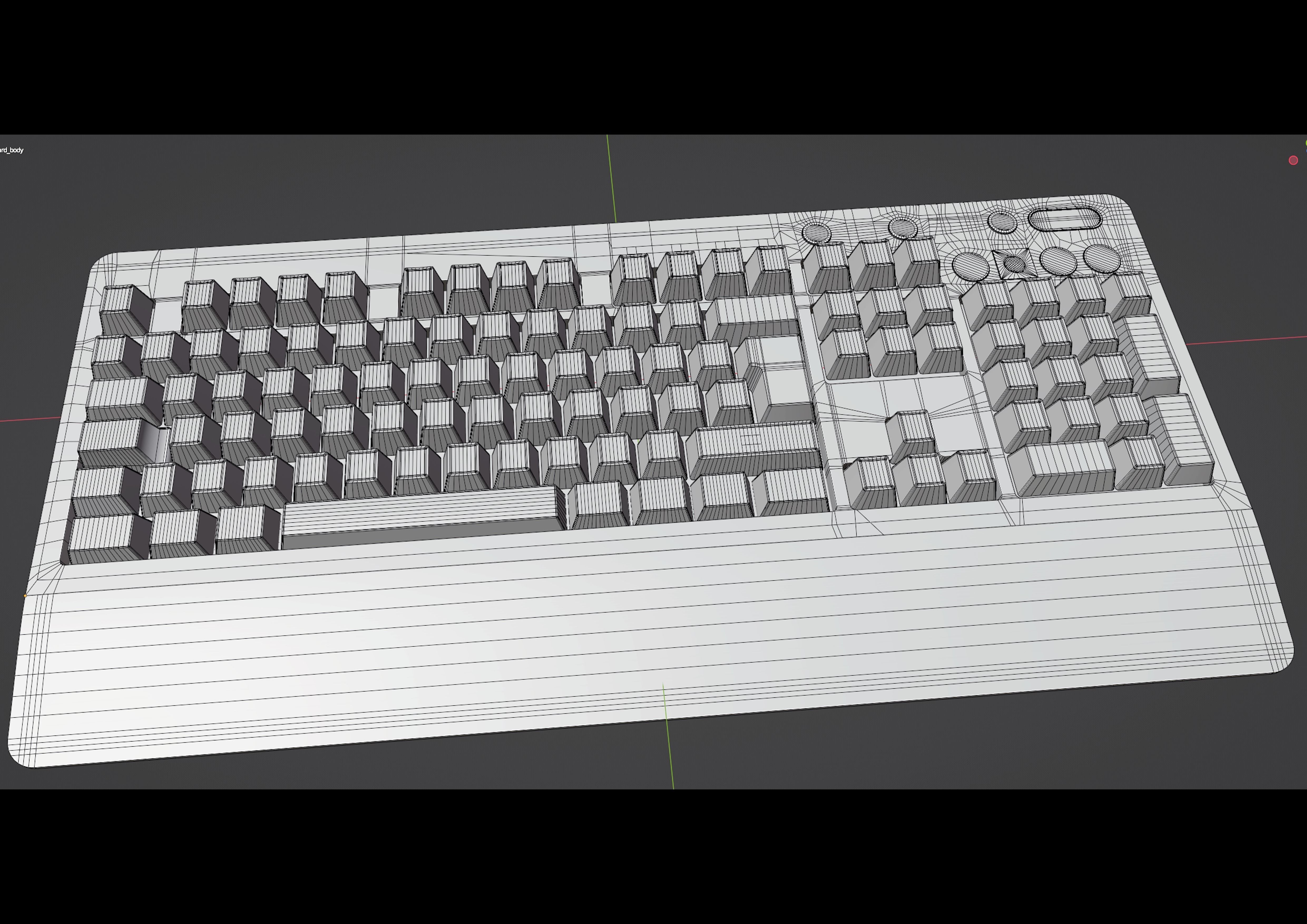 logitech keyboard 3D model_7