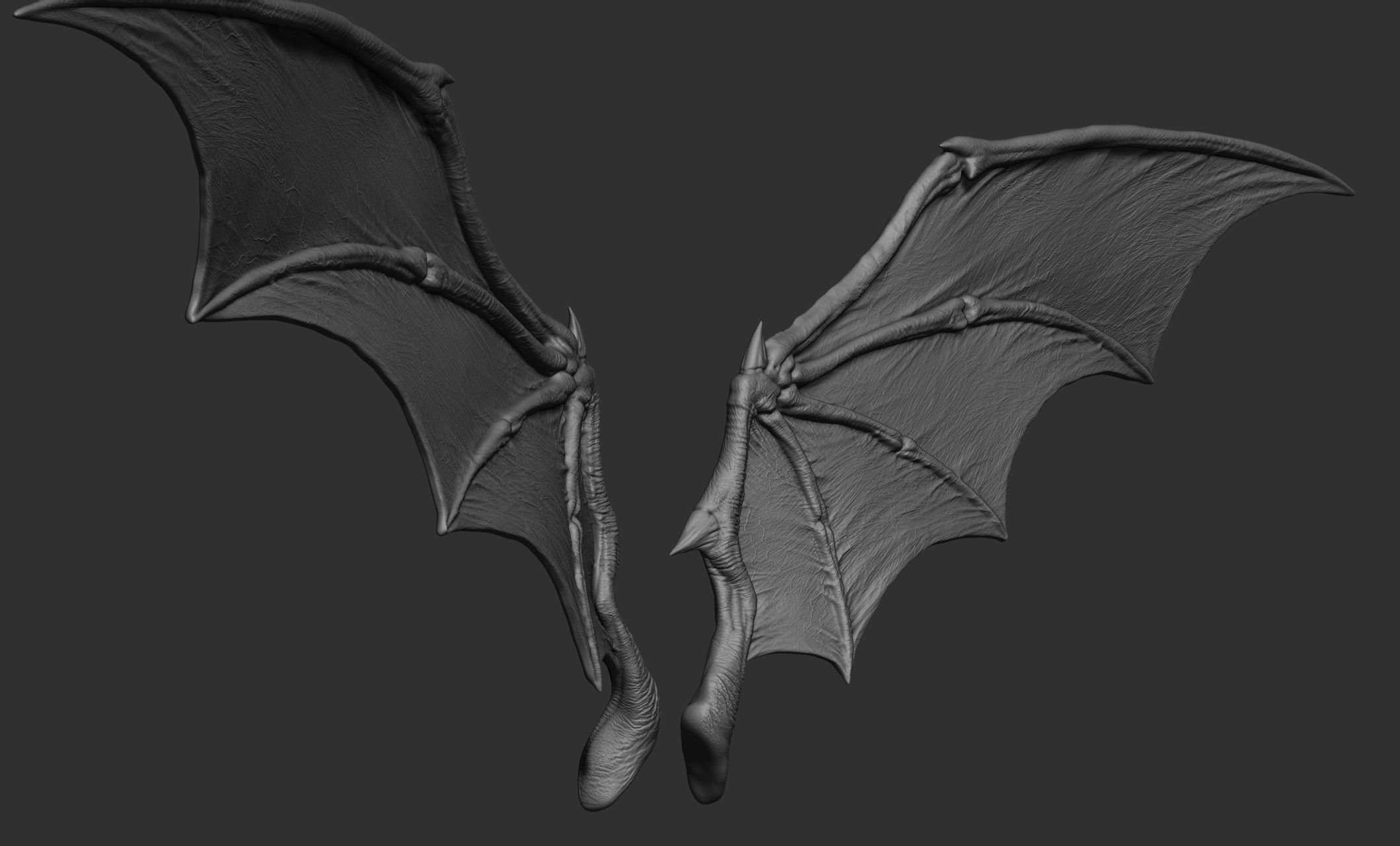 10 Creature wings  3D model_18