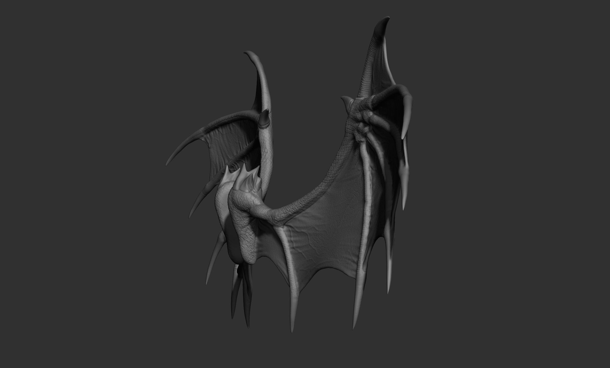 10 Creature wings  3D model_22