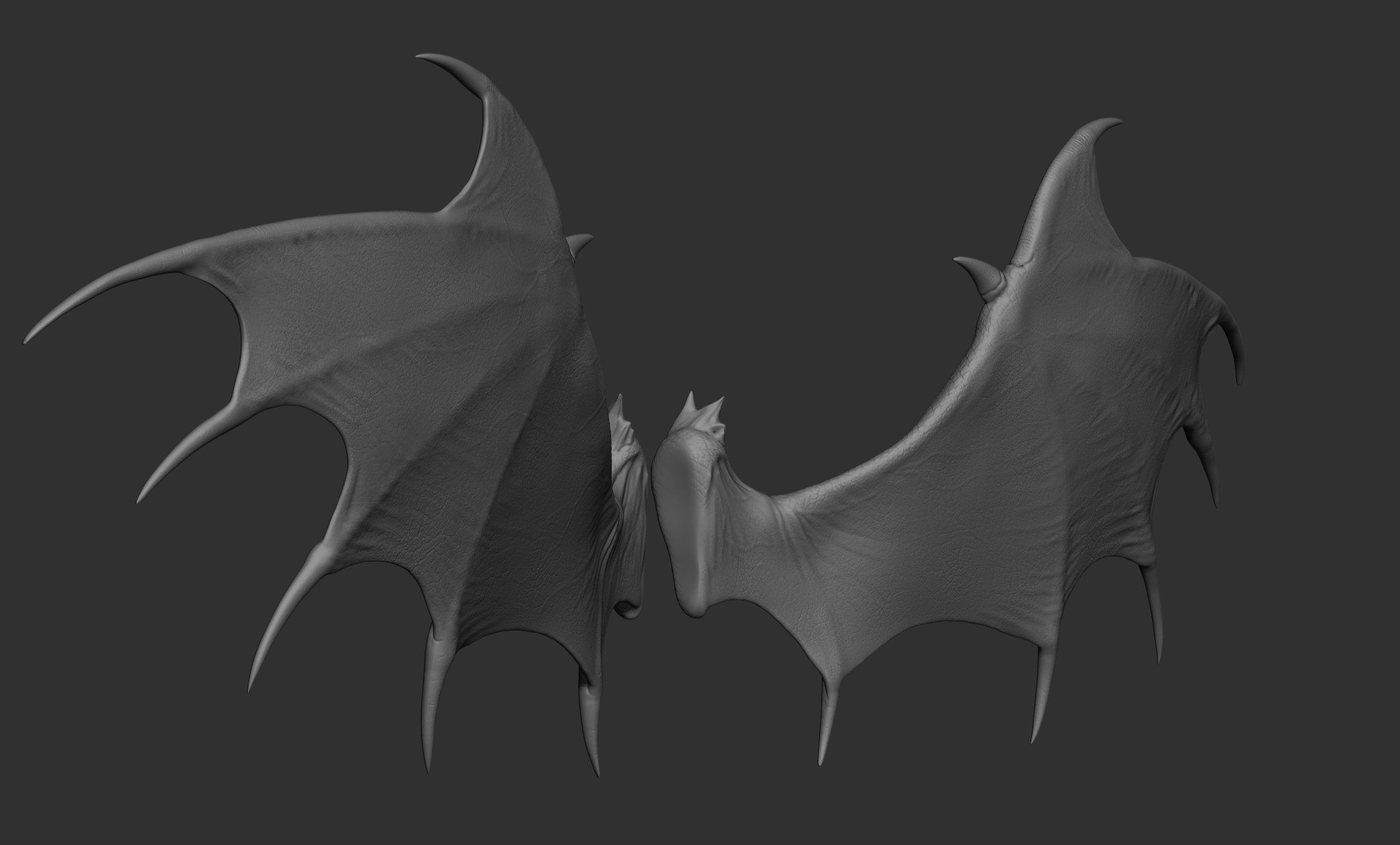 10 Creature wings  3D model_24