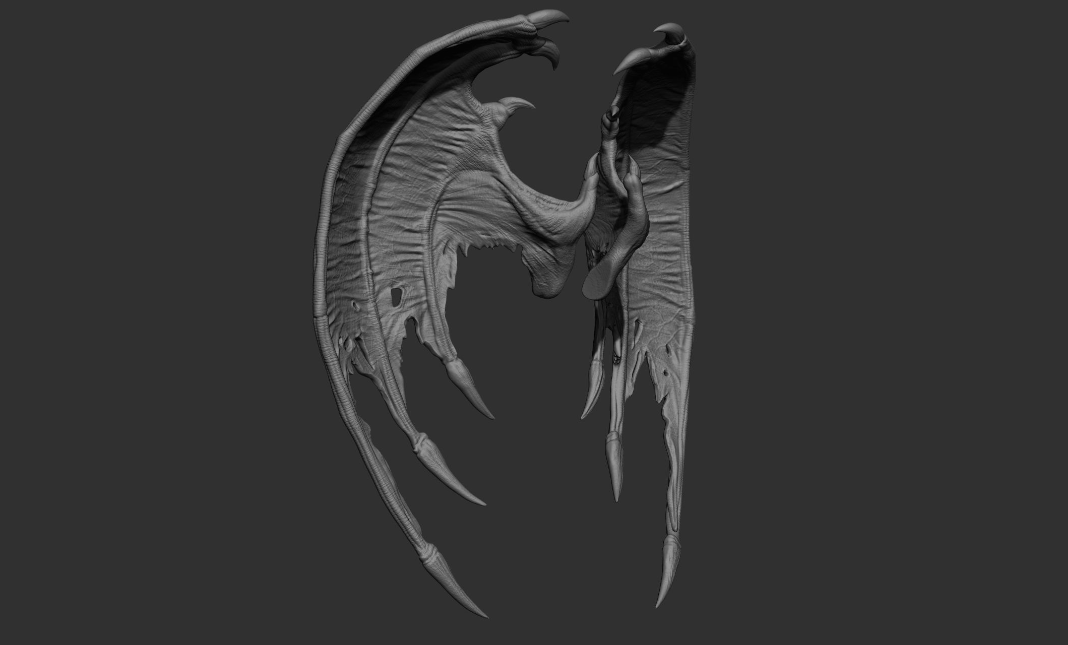 10 Creature wings  3D model_54