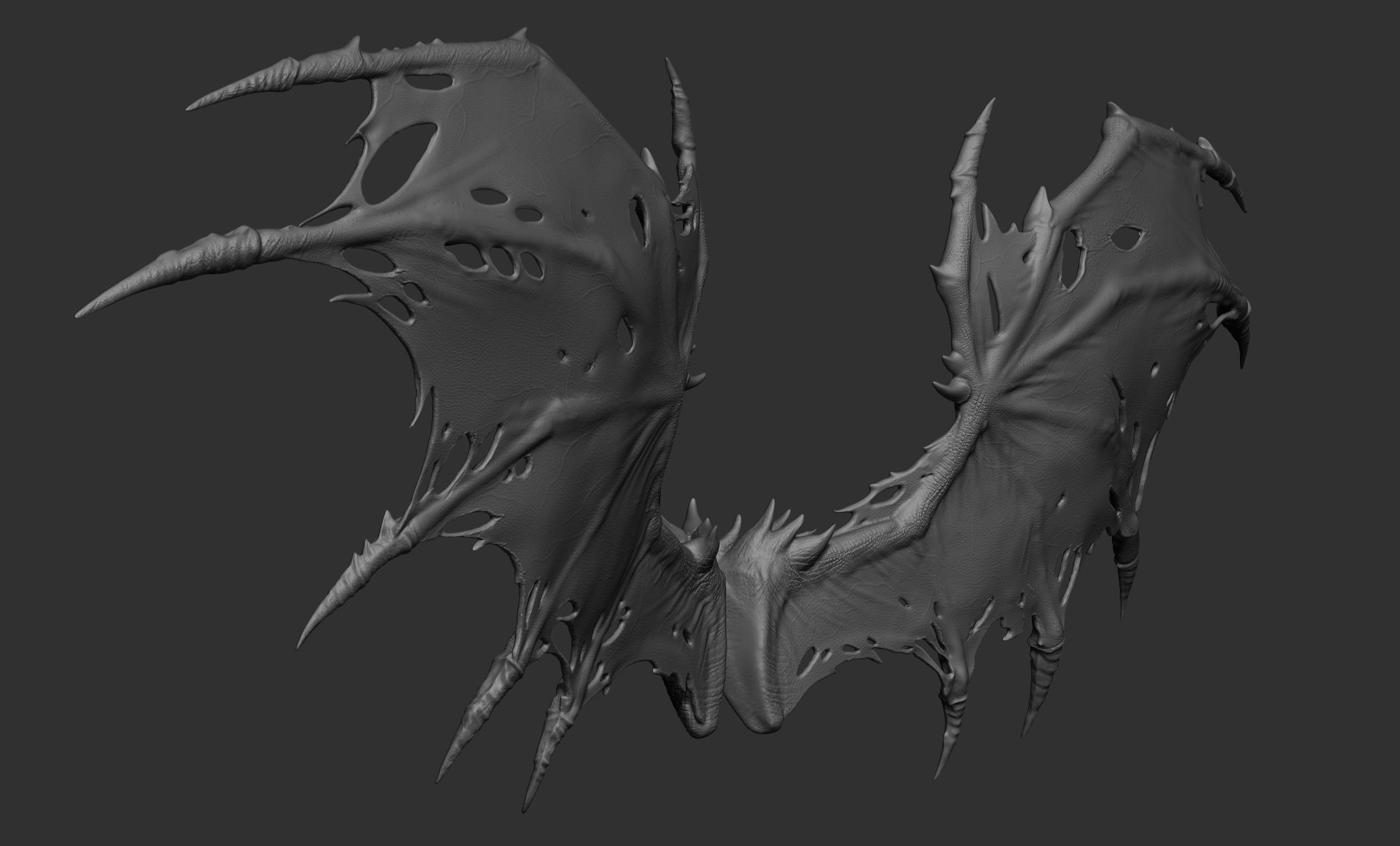 10 Creature wings  3D model_60