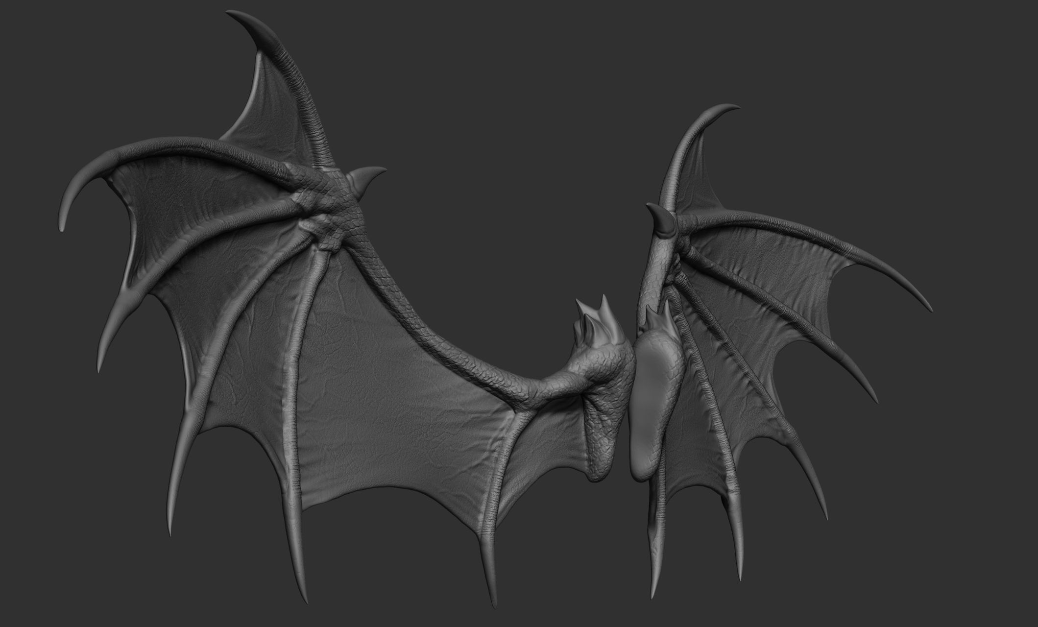 10 Creature wings  3D model_27