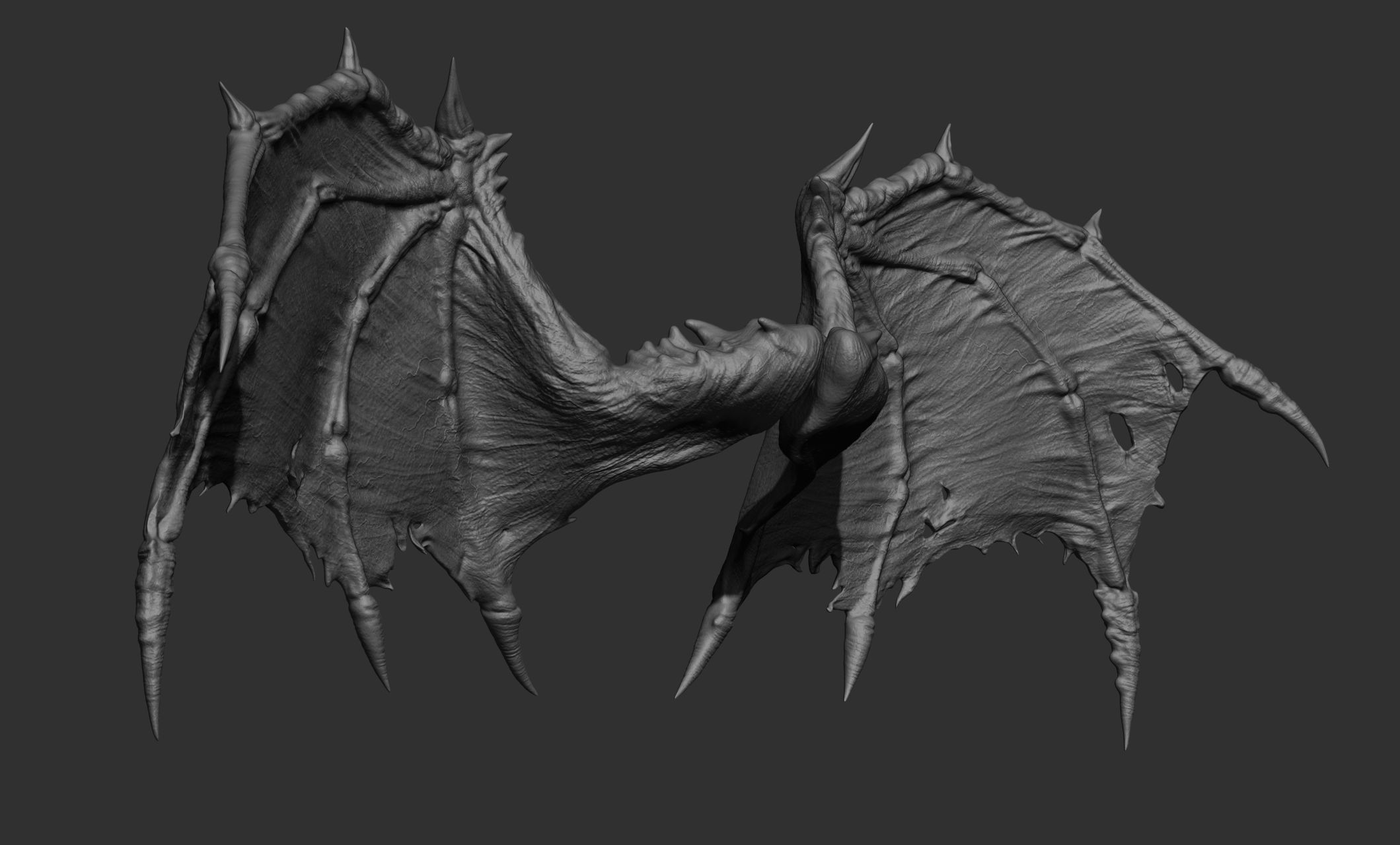 10 Creature wings  3D model_36
