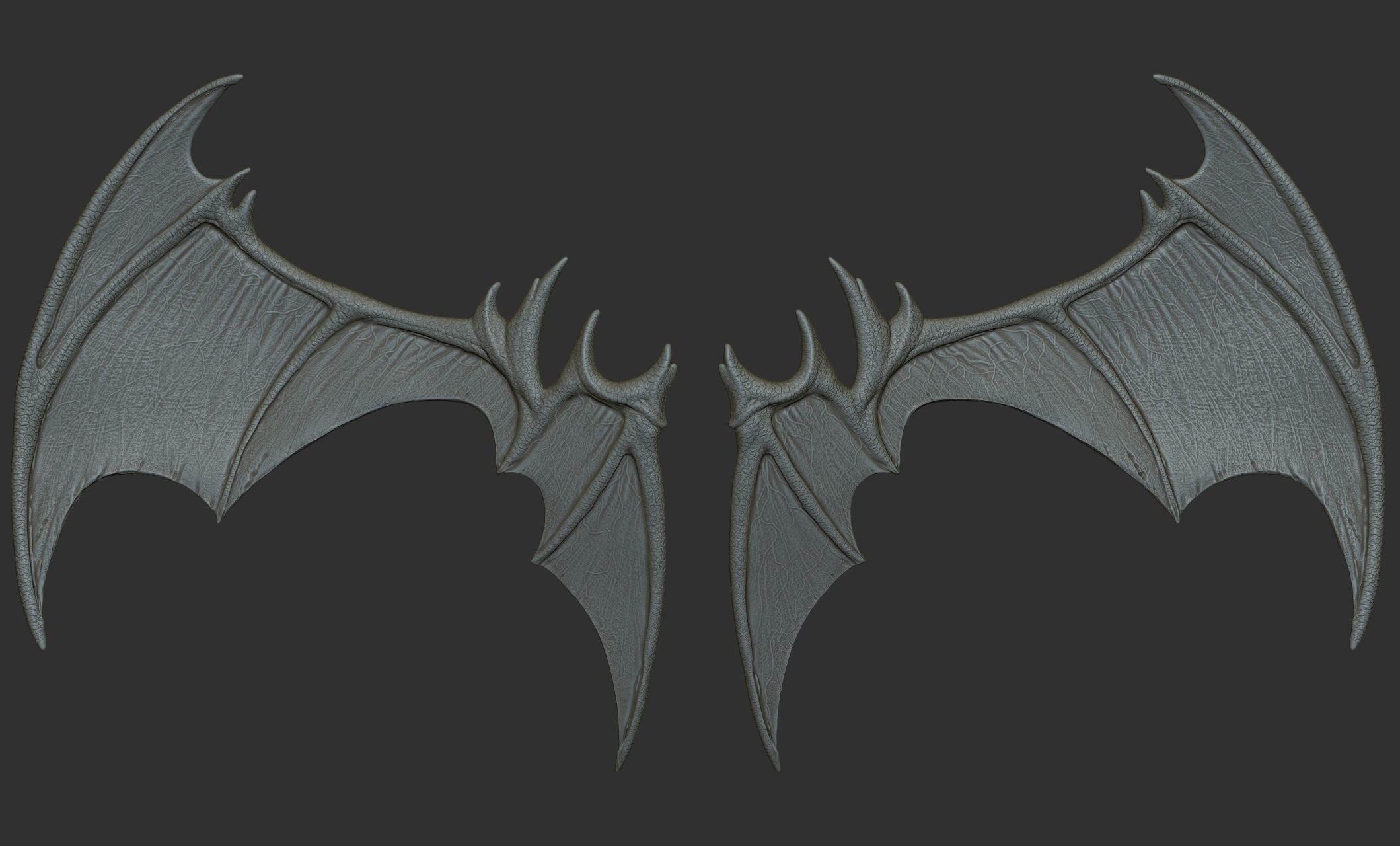10 Creature wings  3D model_73