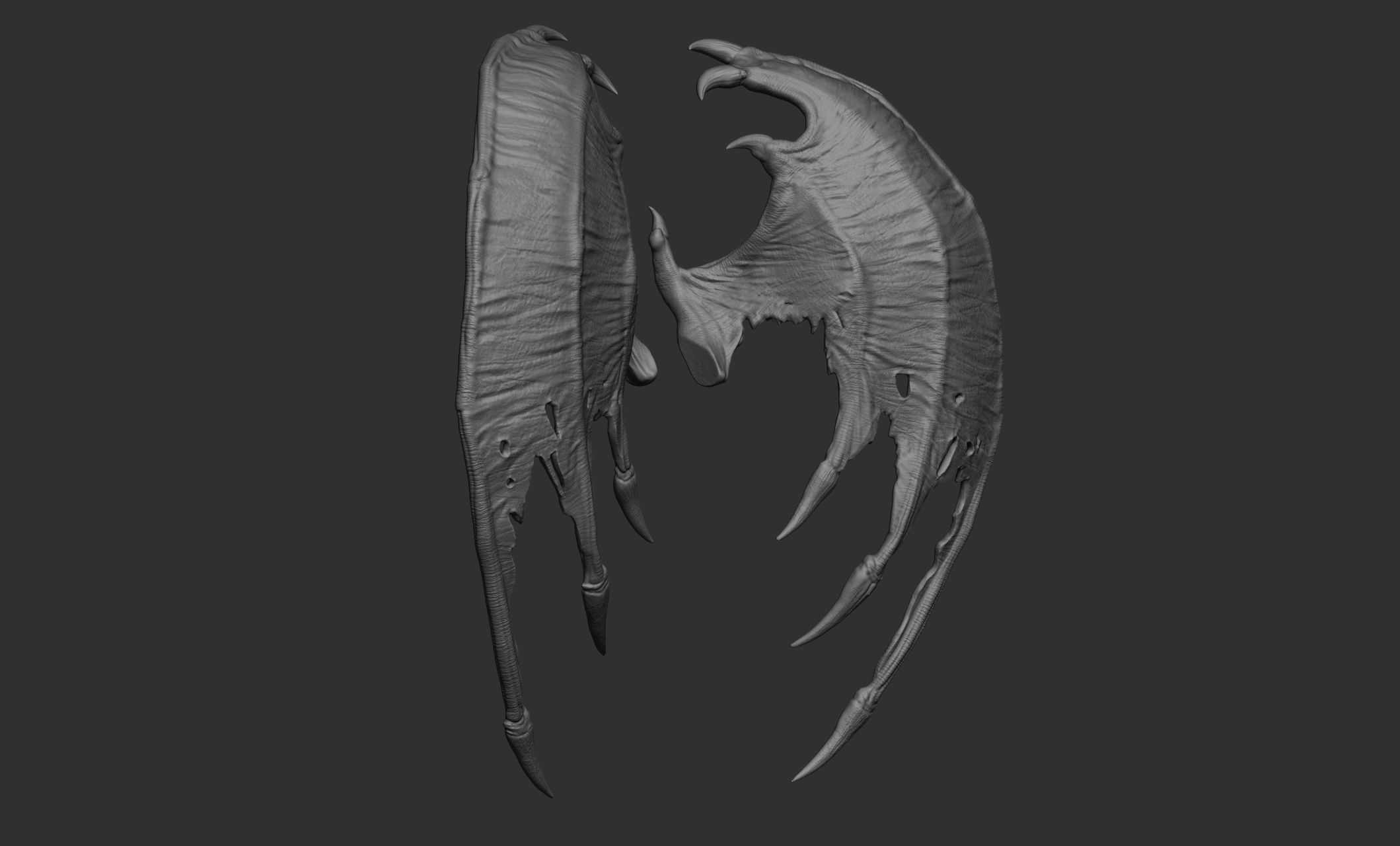 10 Creature wings  3D model_51