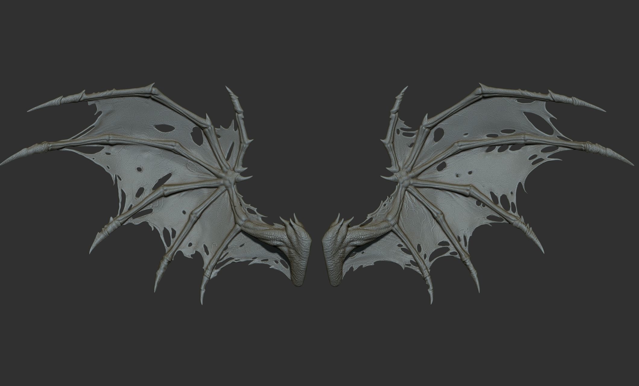 10 Creature wings  3D model_56