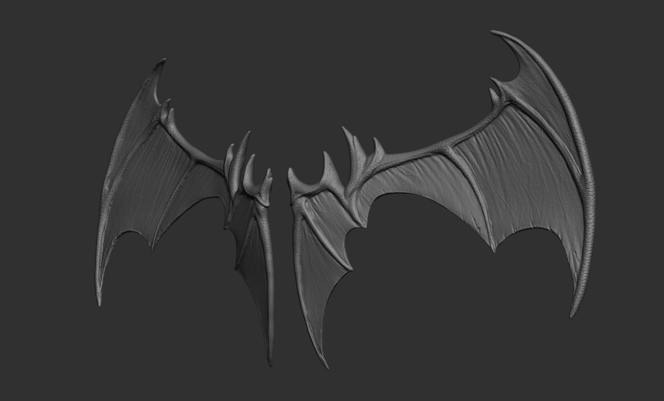 10 Creature wings  3D model_74