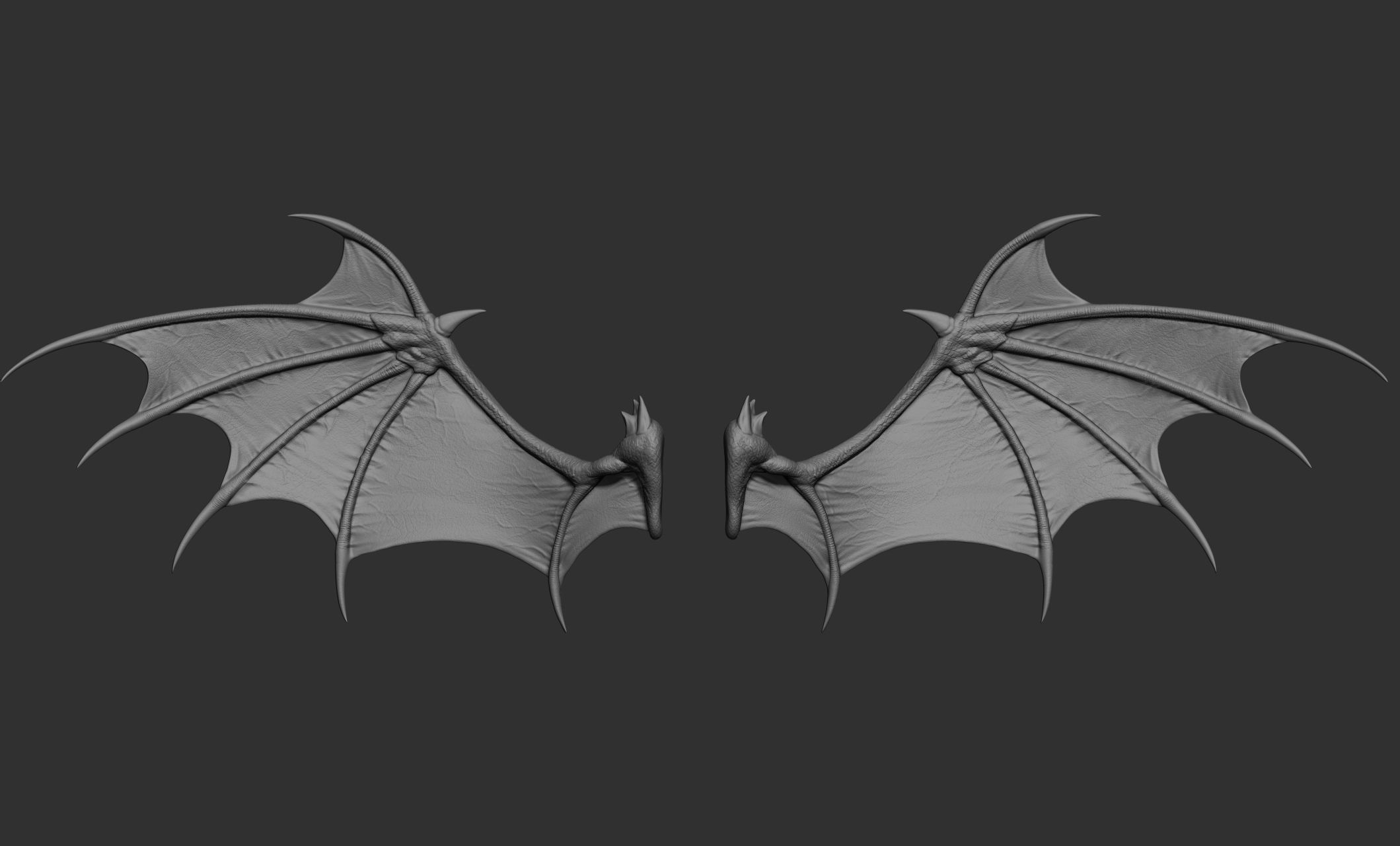 10 Creature wings  3D model_20