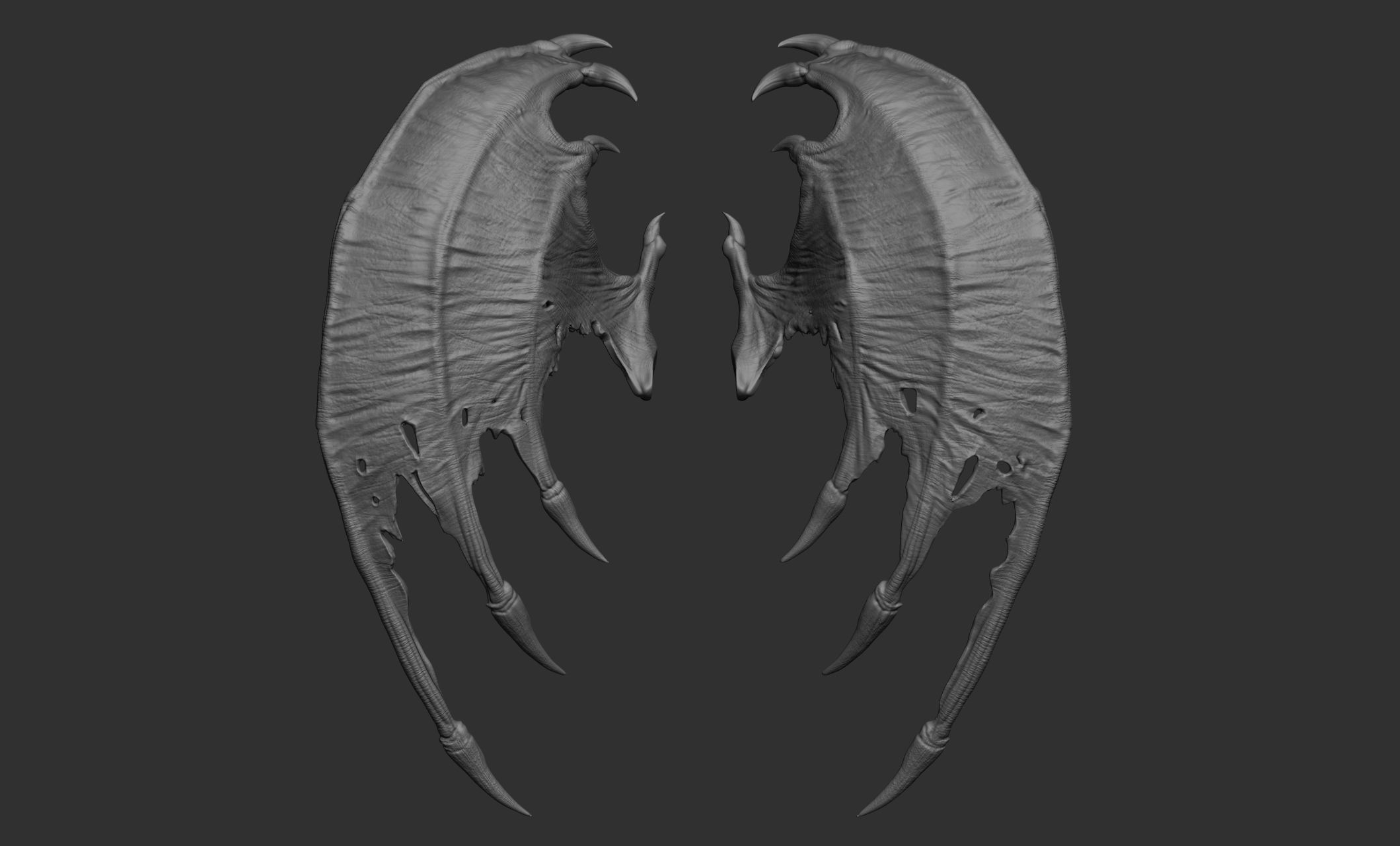 10 Creature wings  3D model_52