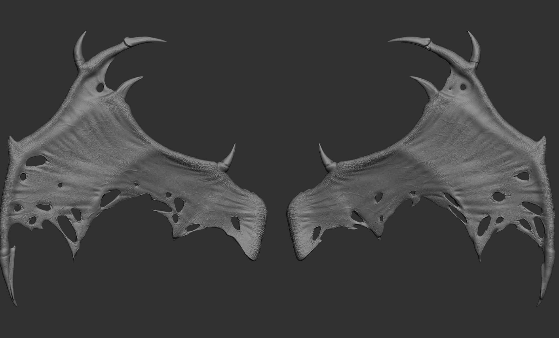 10 Creature wings  3D model_69