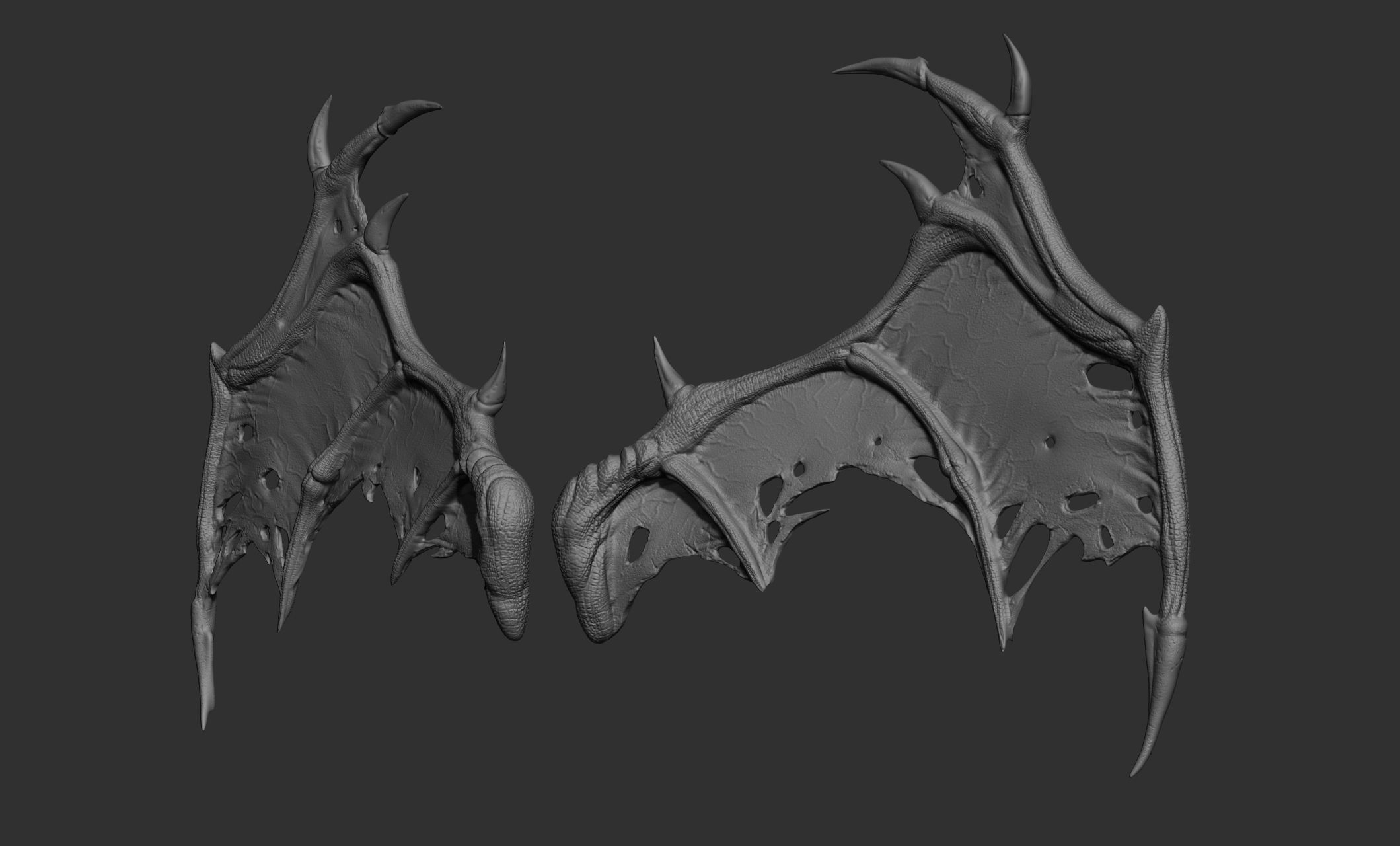 10 Creature wings  3D model_66