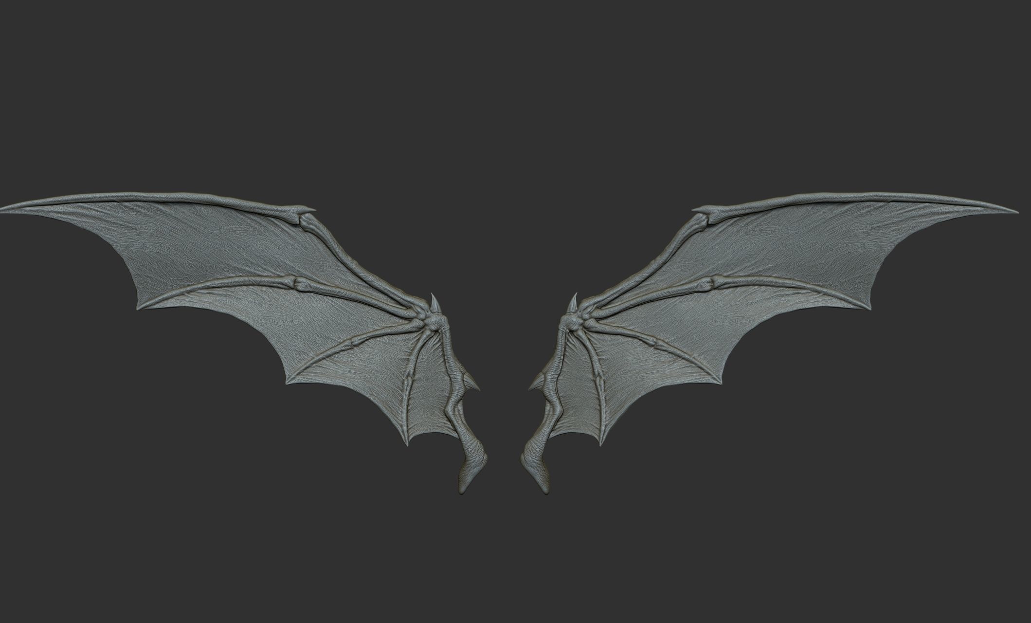 10 Creature wings  3D model_12