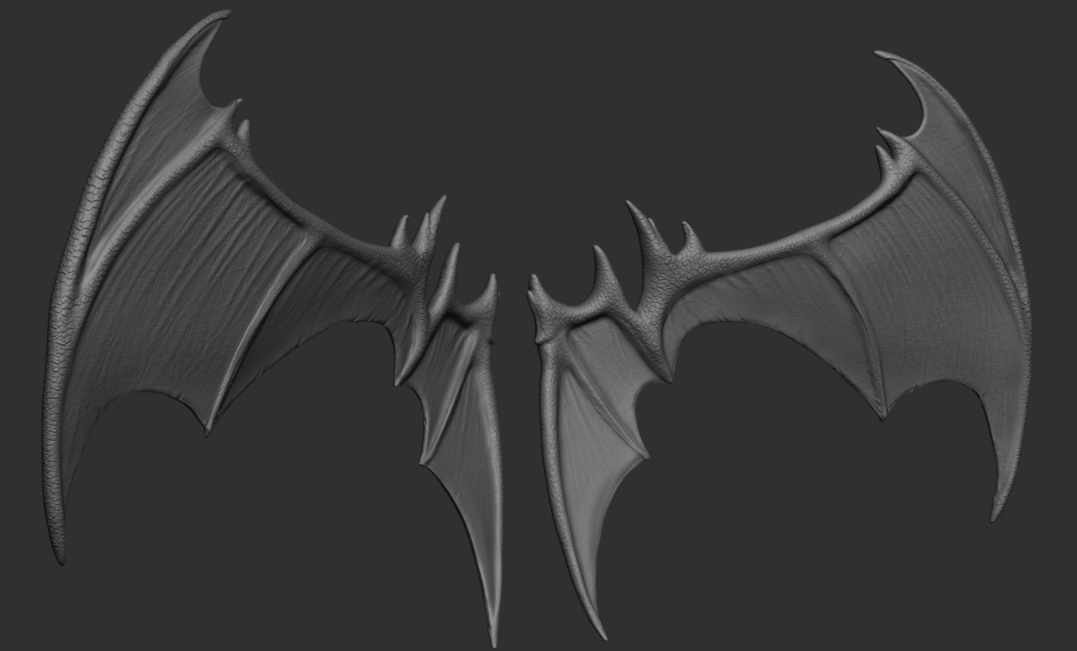 10 Creature wings  3D model_76