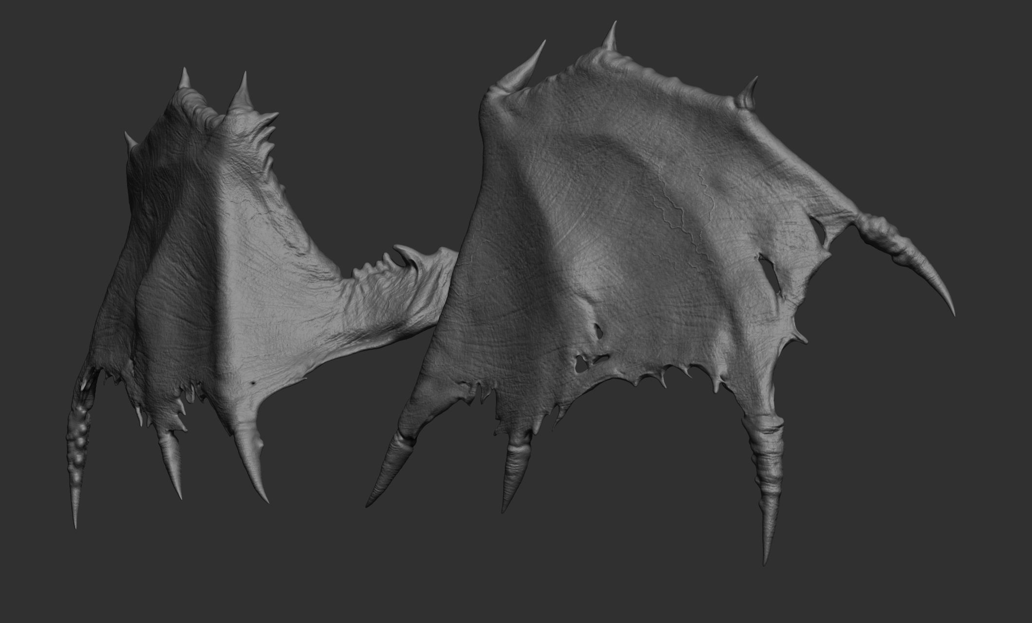 10 Creature wings  3D model_35