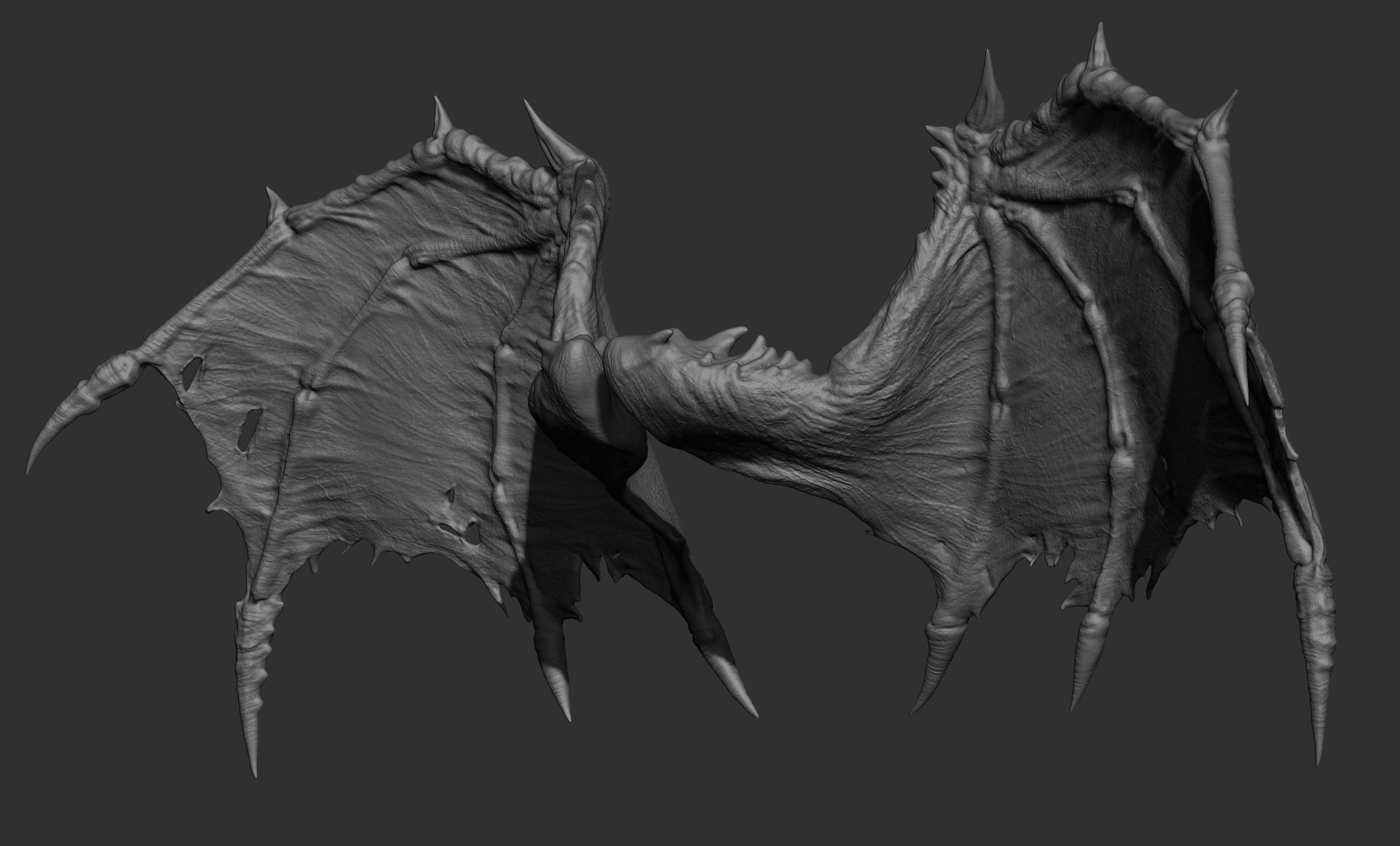 10 Creature wings  3D model_31
