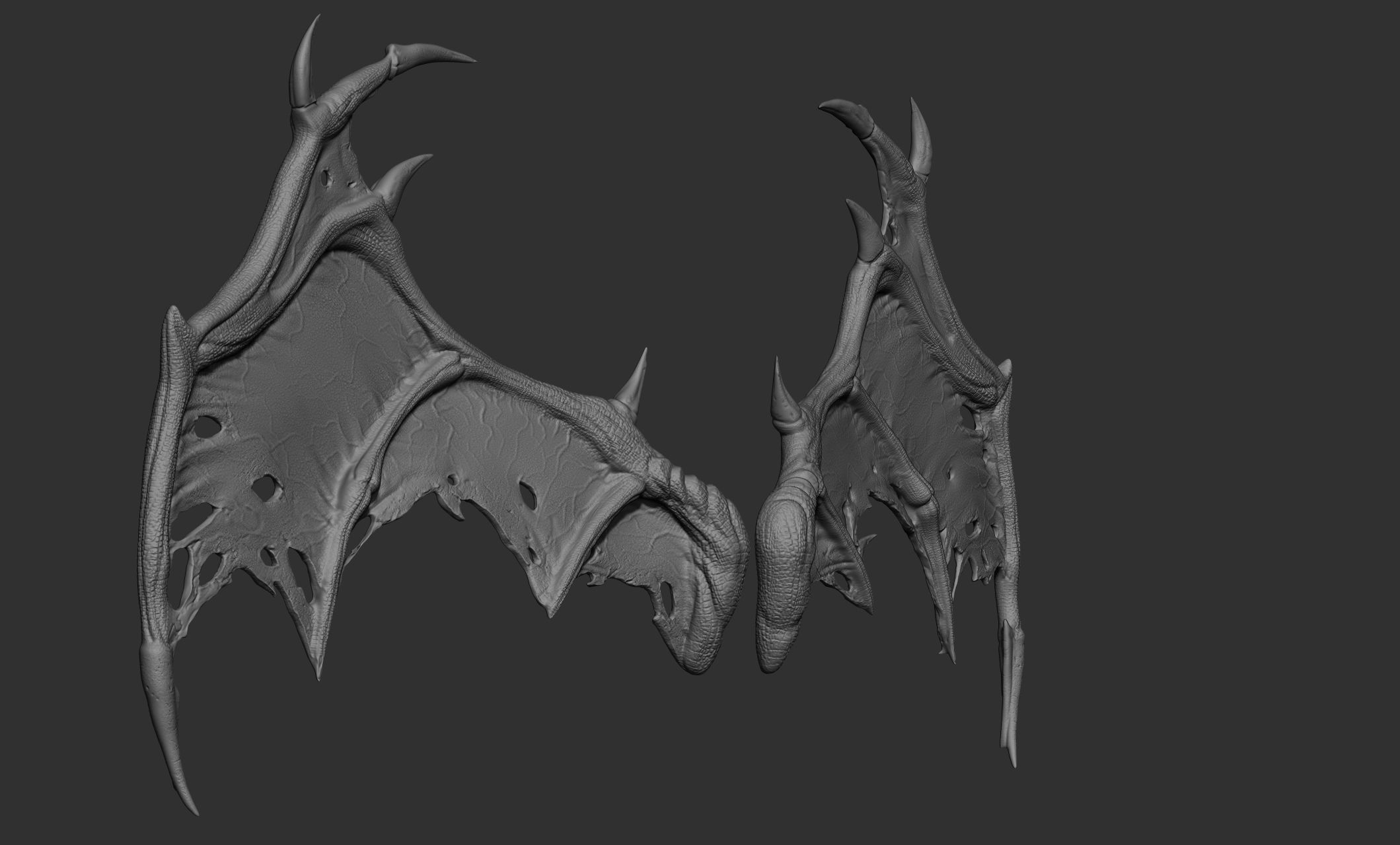 10 Creature wings  3D model_71