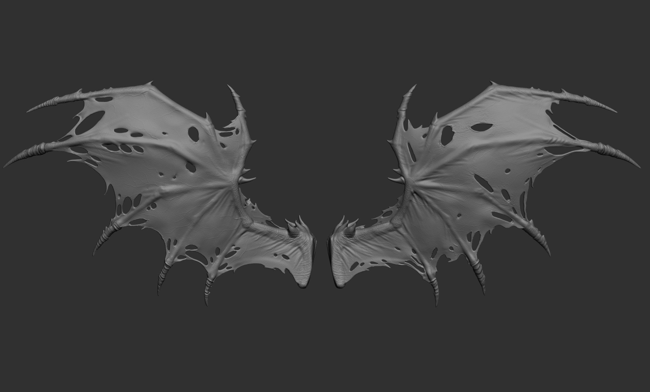 10 Creature wings  3D model_61
