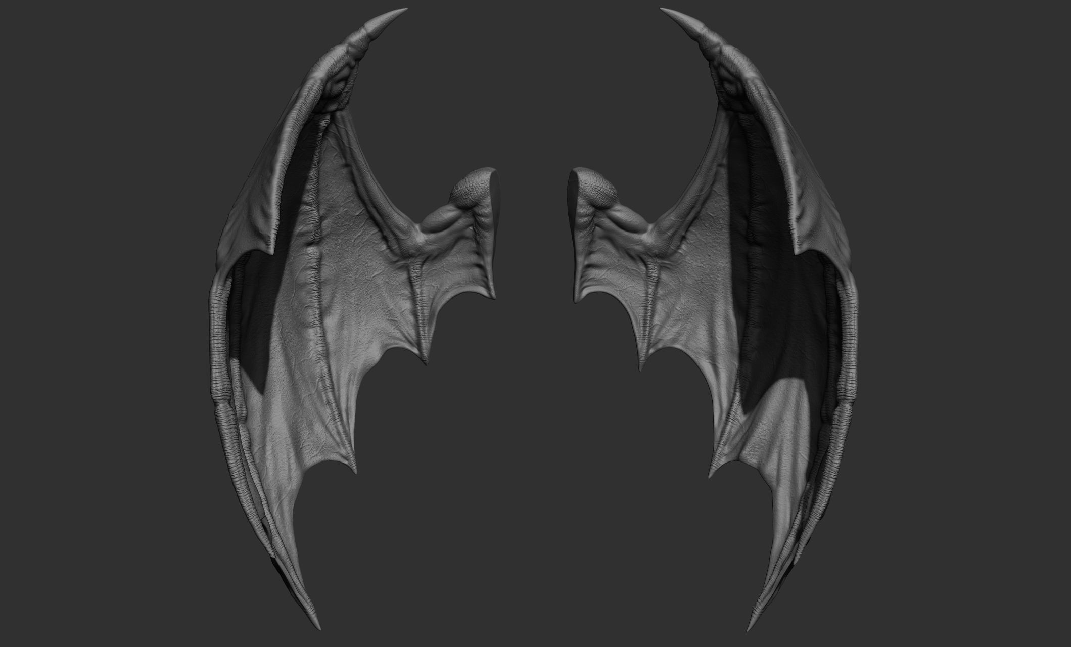 10 Creature wings  3D model_79