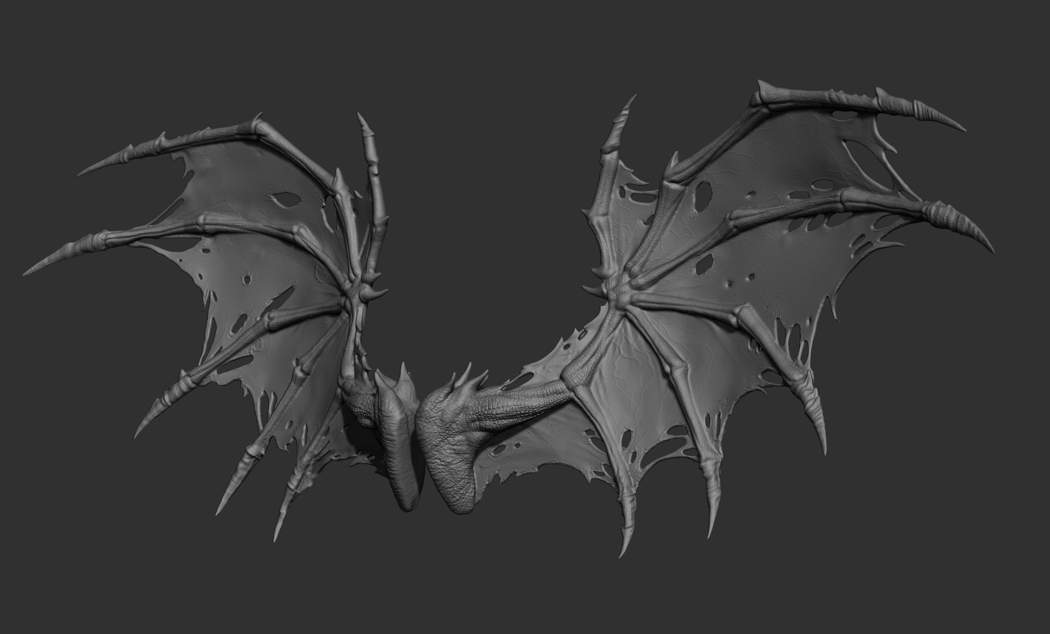 10 Creature wings  3D model_57