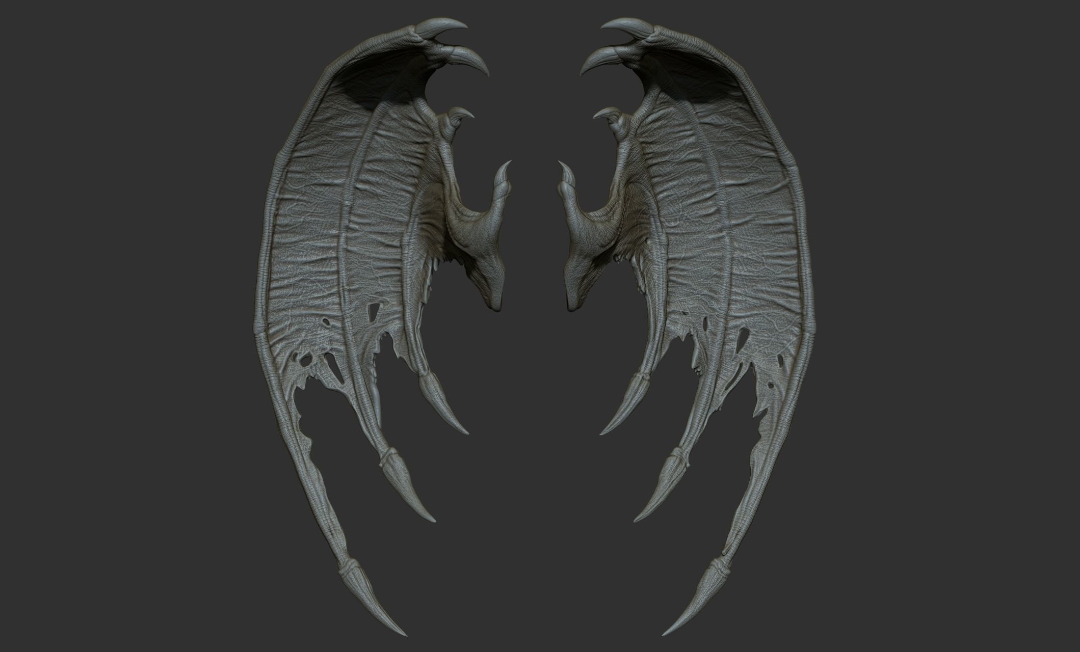 10 Creature wings  3D model_47