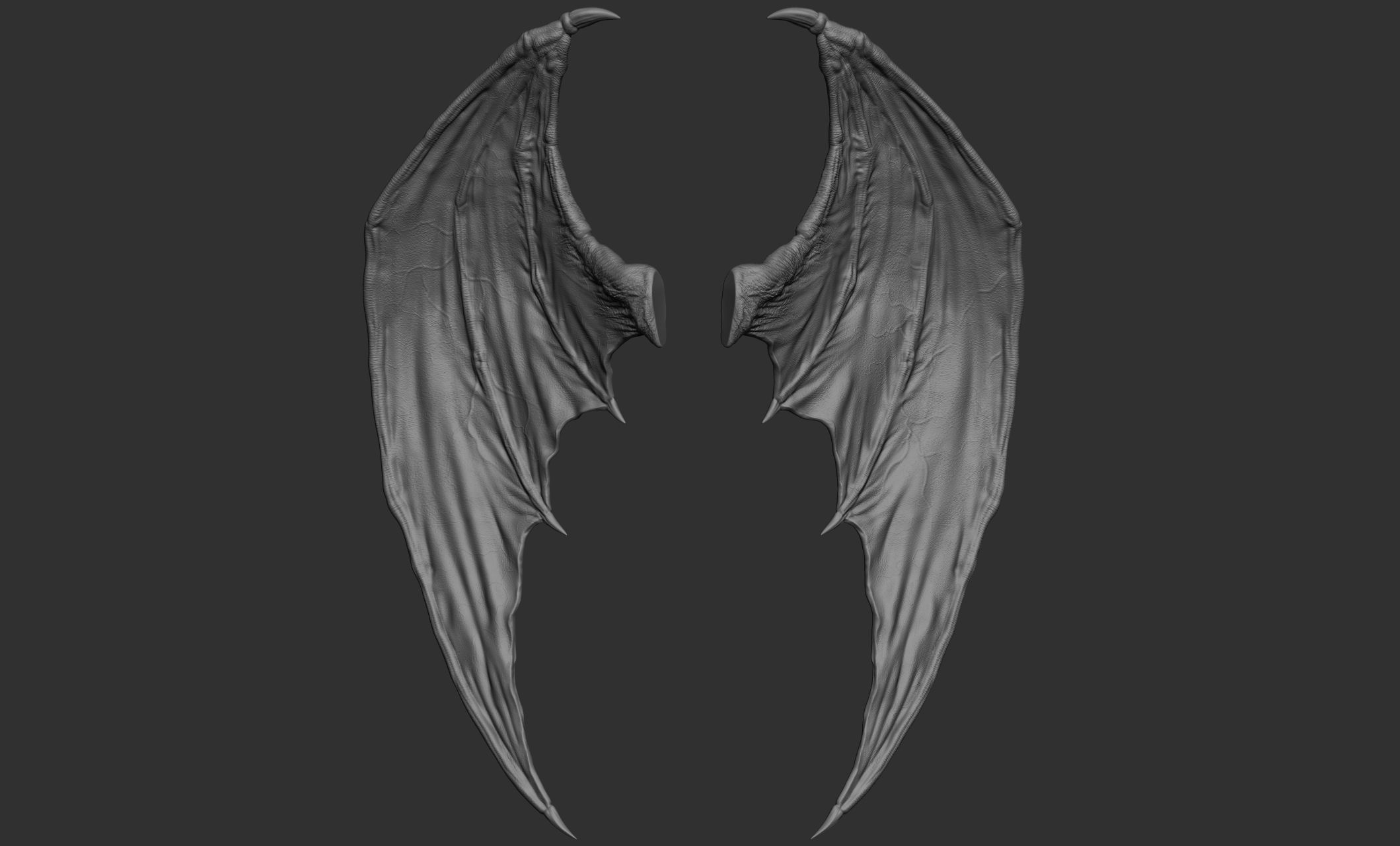 10 Creature wings  3D model_37