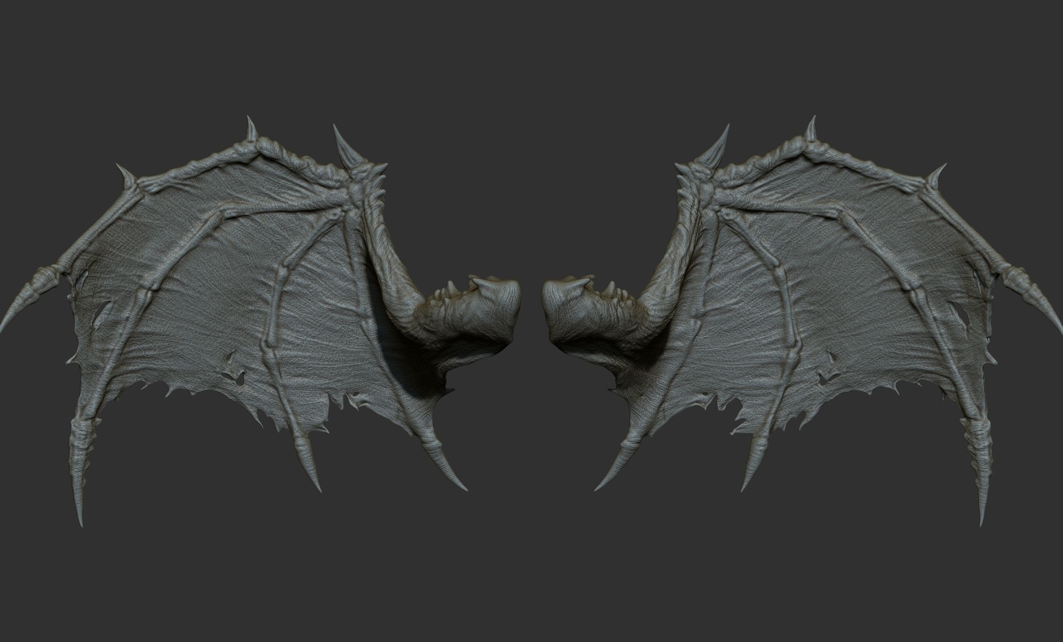 10 Creature wings  3D model_29