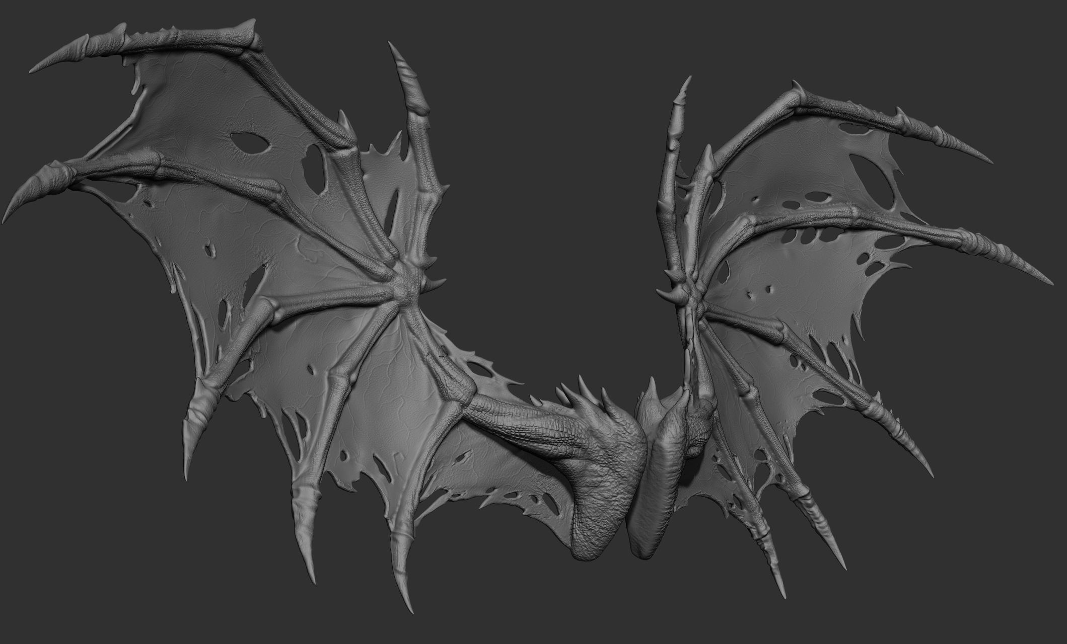 10 Creature wings  3D model_63