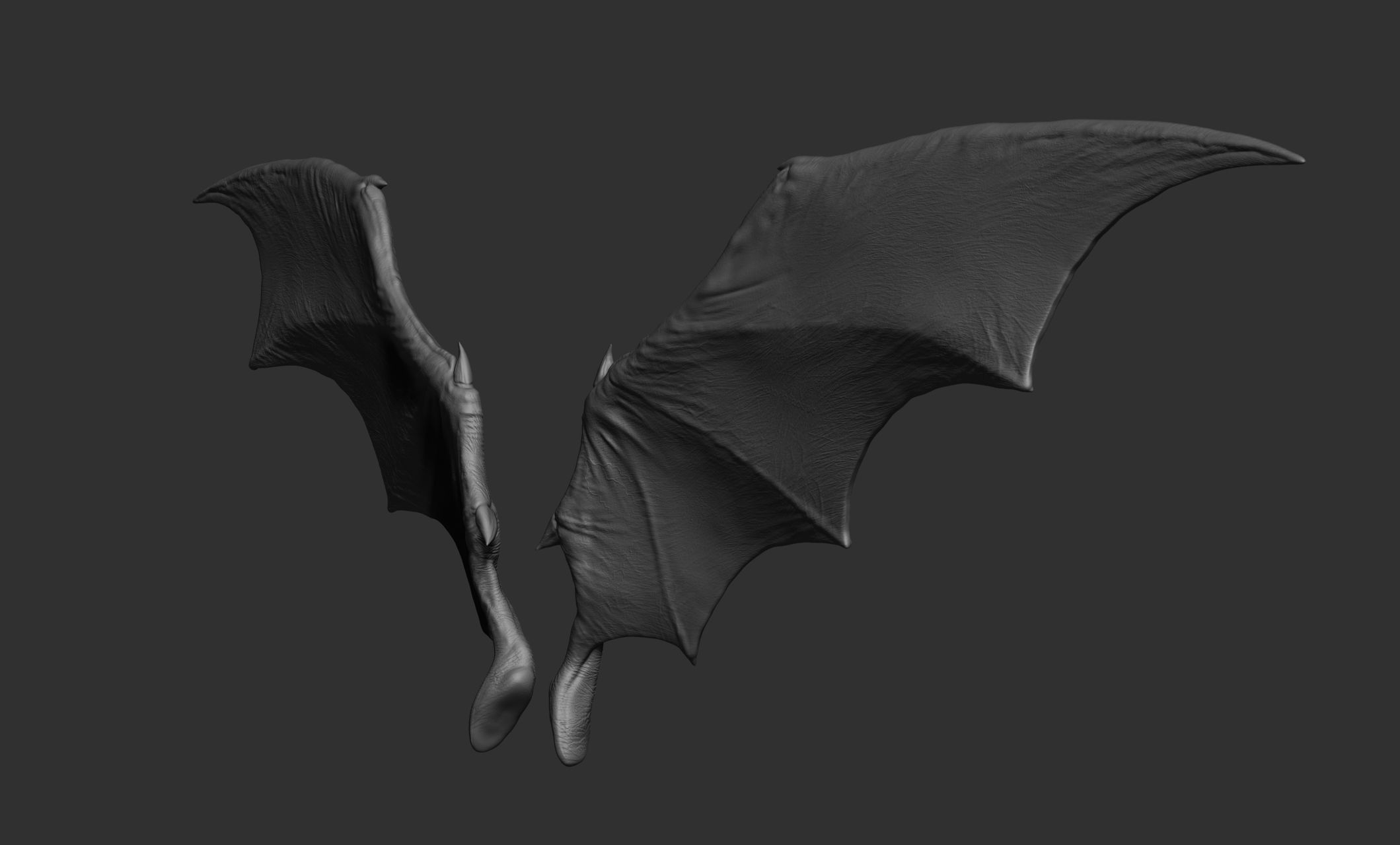 10 Creature wings  3D model_17