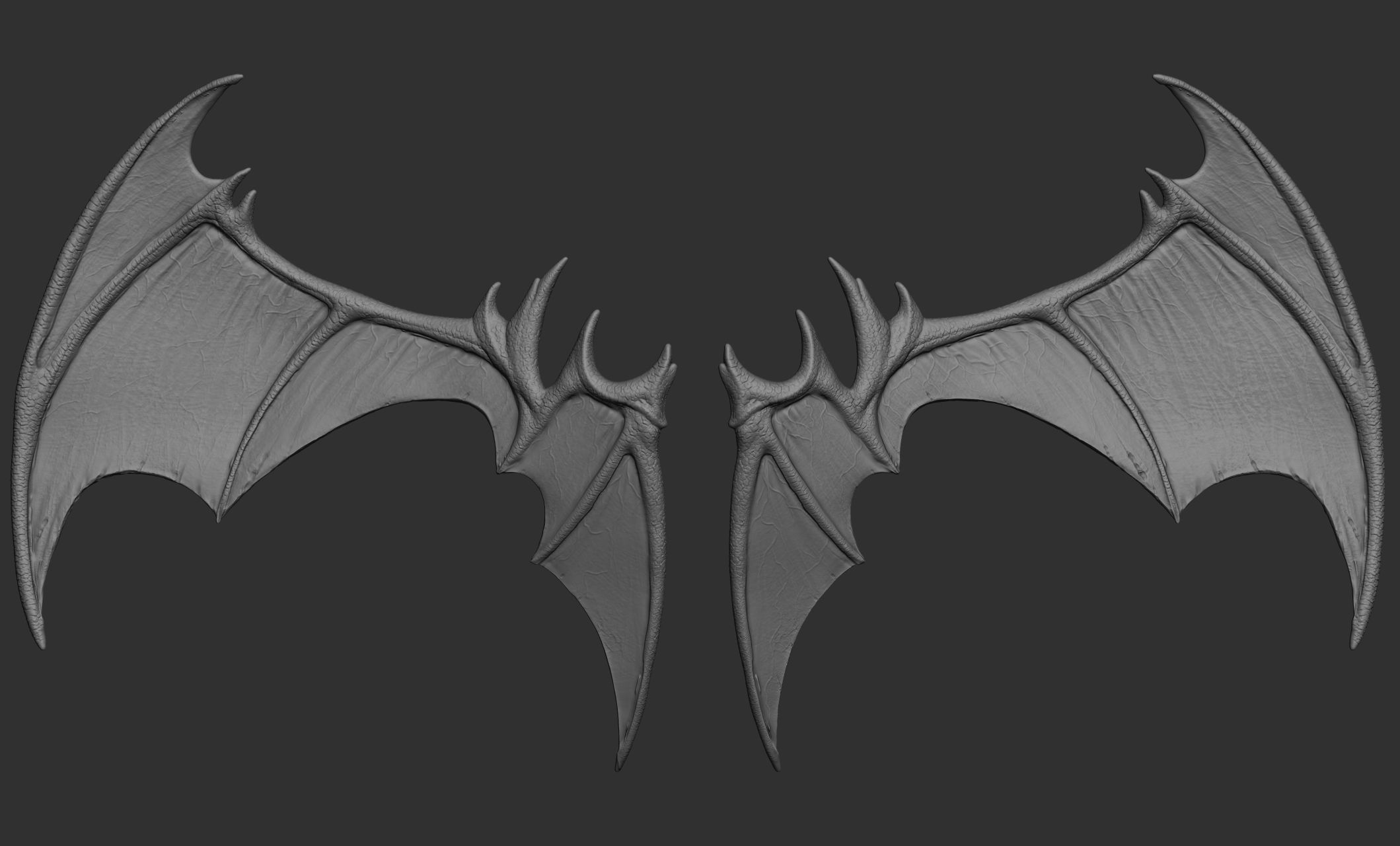 10 Creature wings  3D model_72