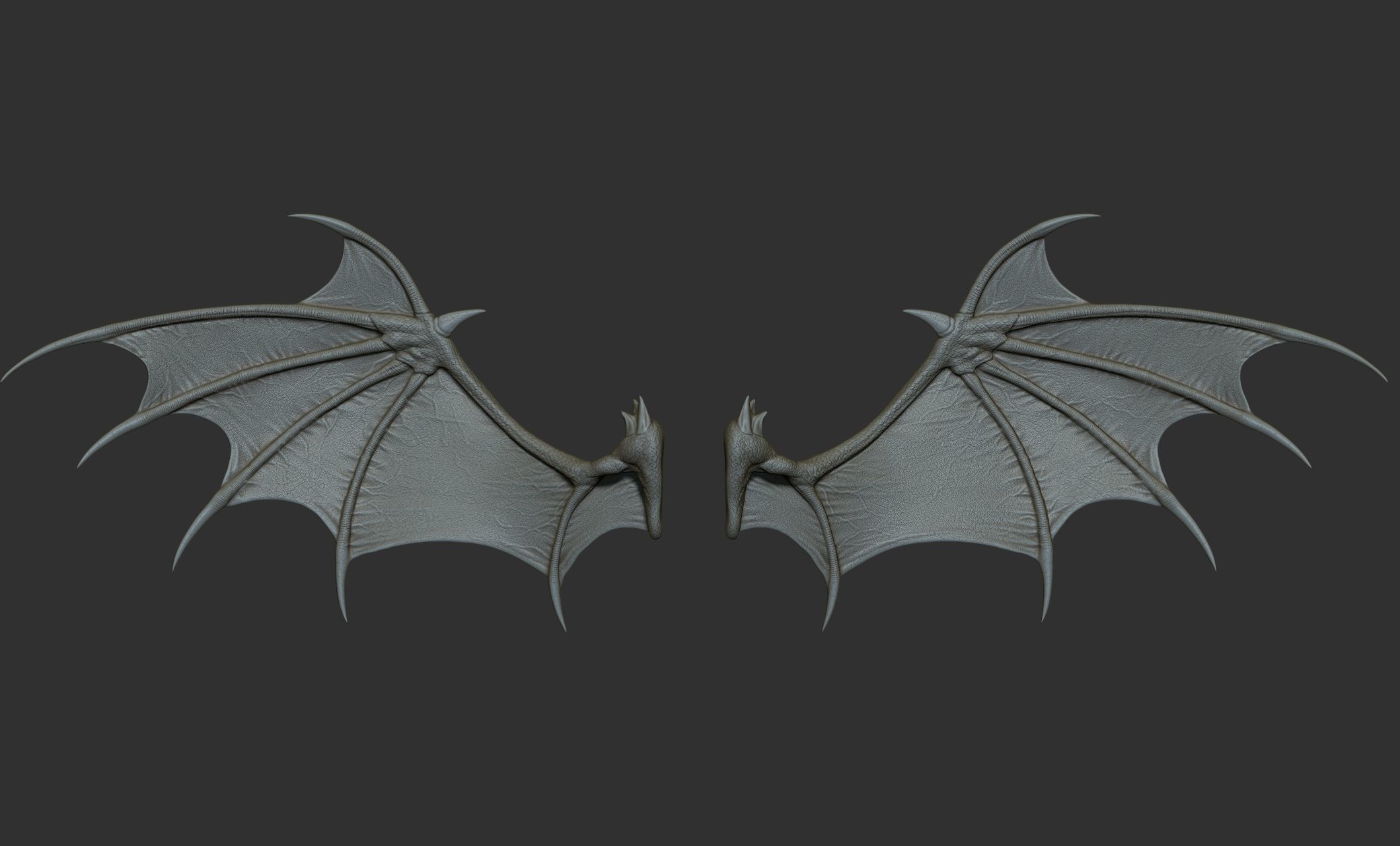 10 Creature wings  3D model_28