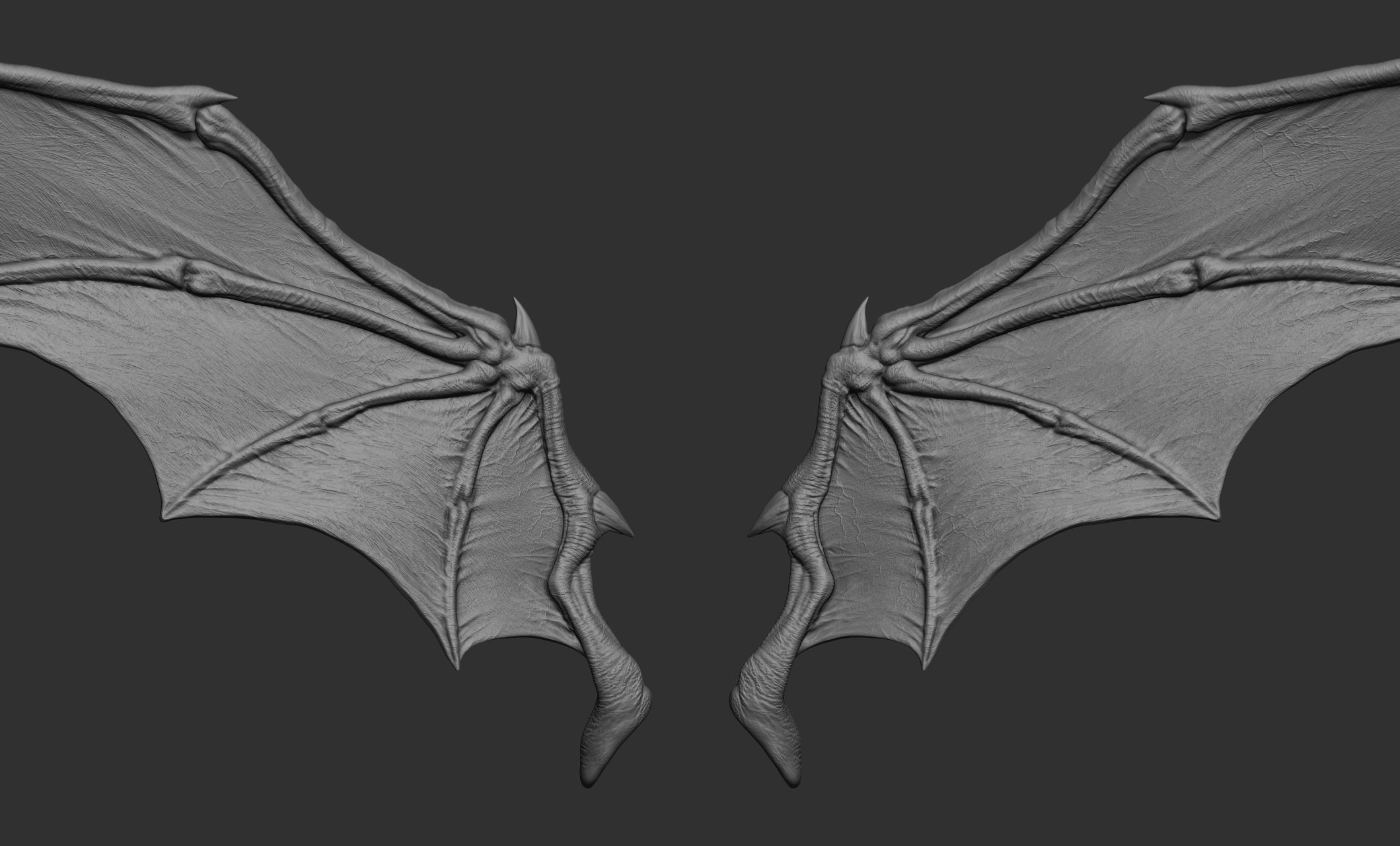 10 Creature wings  3D model_19