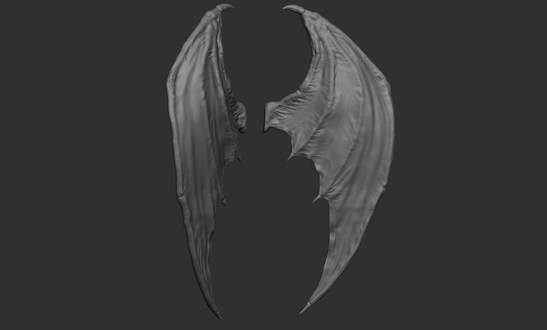 10 Creature wings  3D model_41
