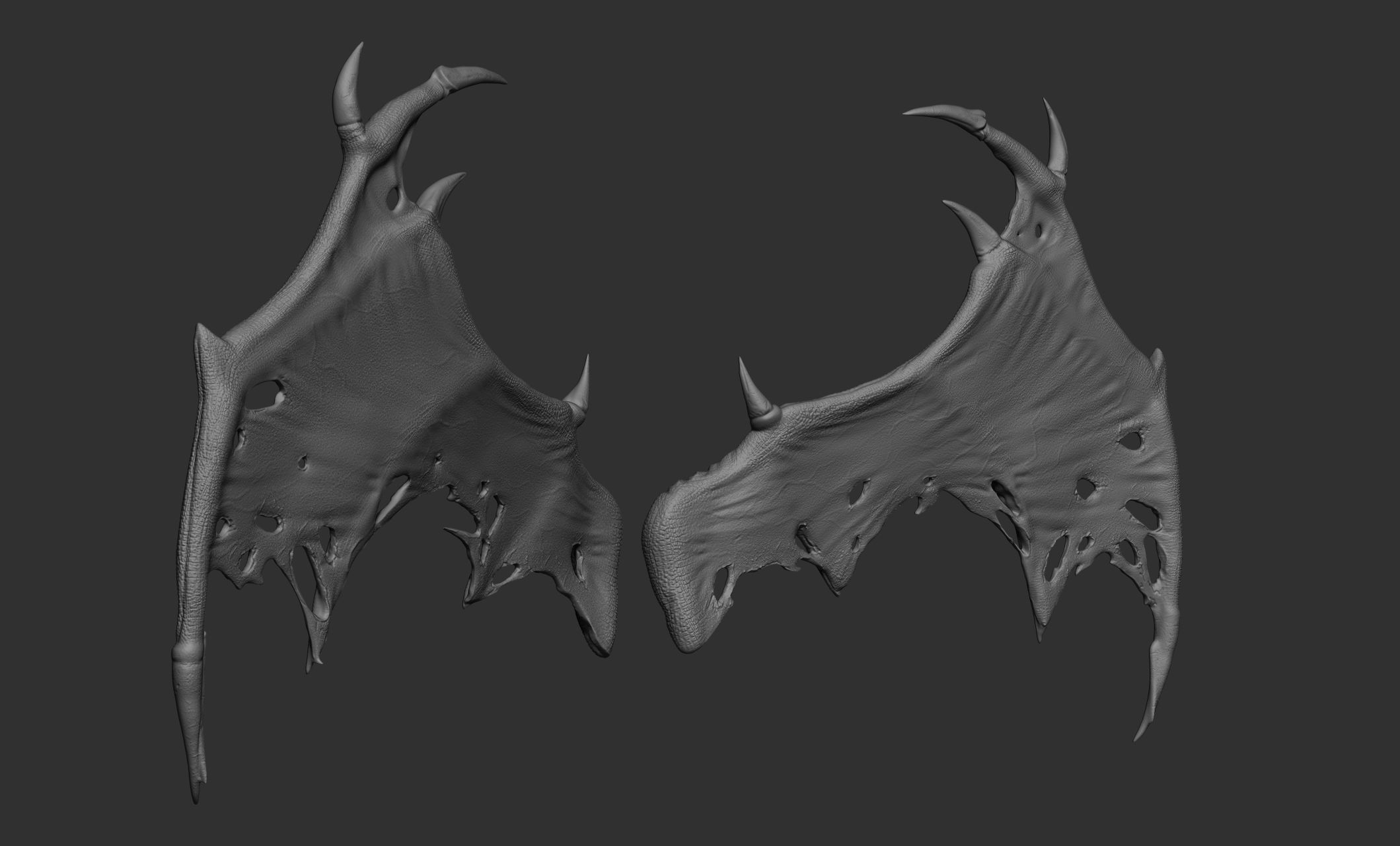 10 Creature wings  3D model_68