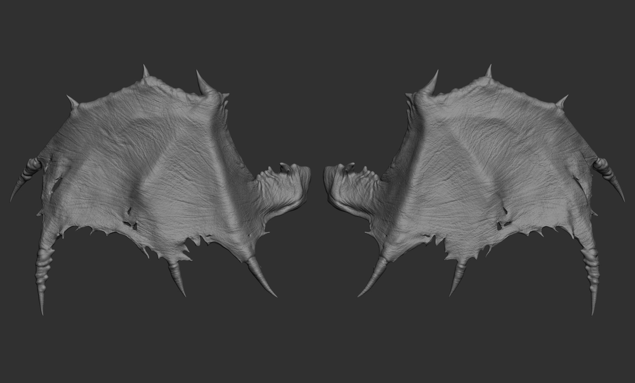 10 Creature wings  3D model_34