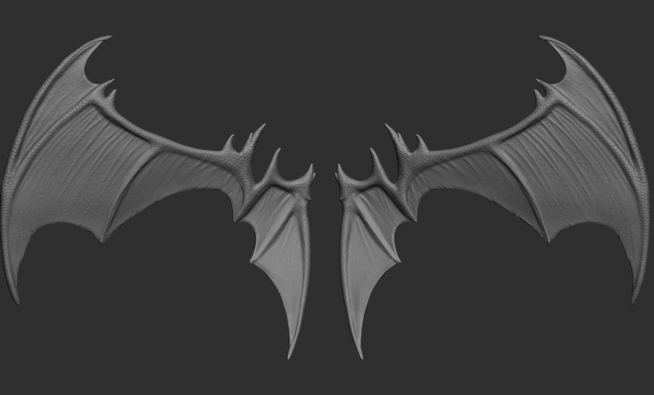 10 Creature wings  3D model_77