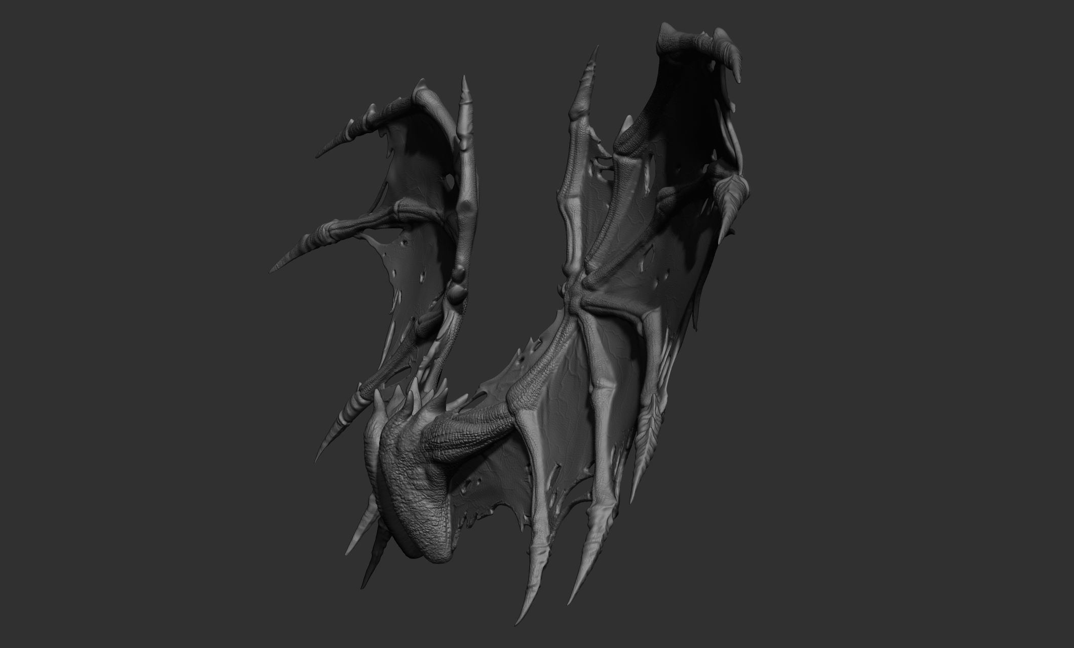10 Creature wings  3D model_58