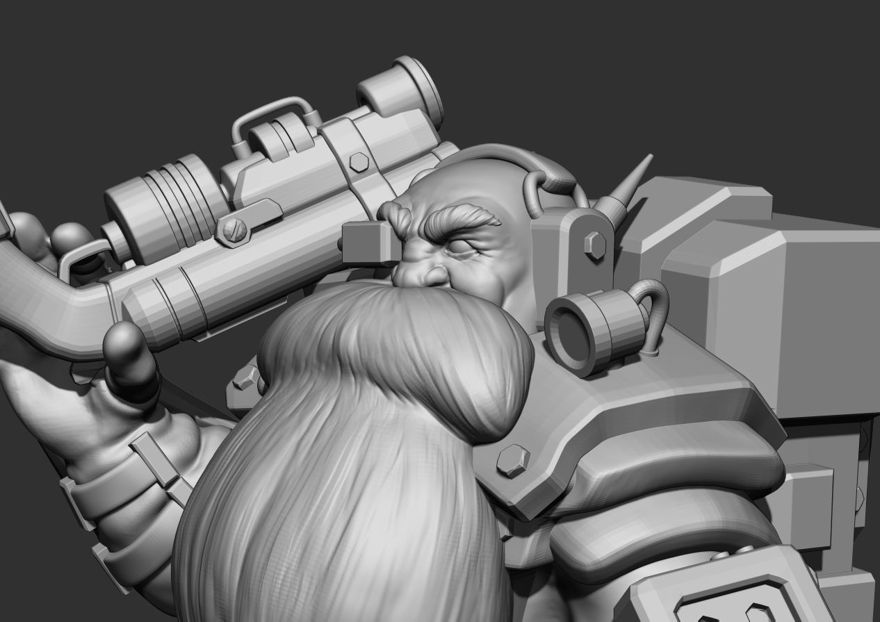 Deep Rock Galactic Scout class 3D print model_5