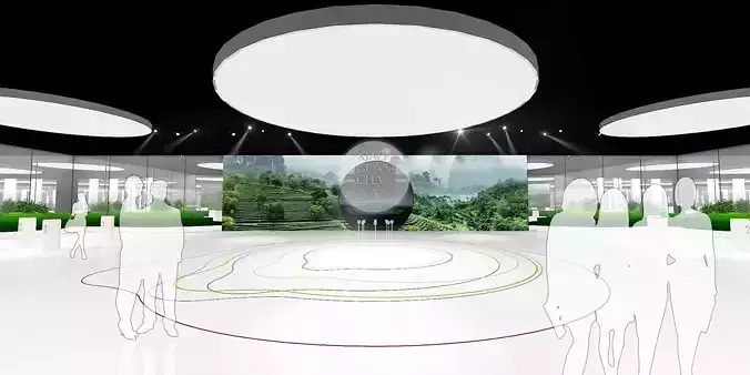 XIAO GUAN Tee launch  3D model