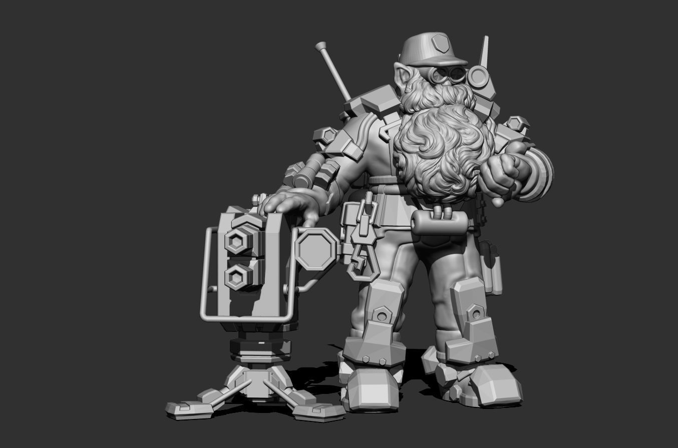 Deep Rock Galactic Engineer class 3D print model_4