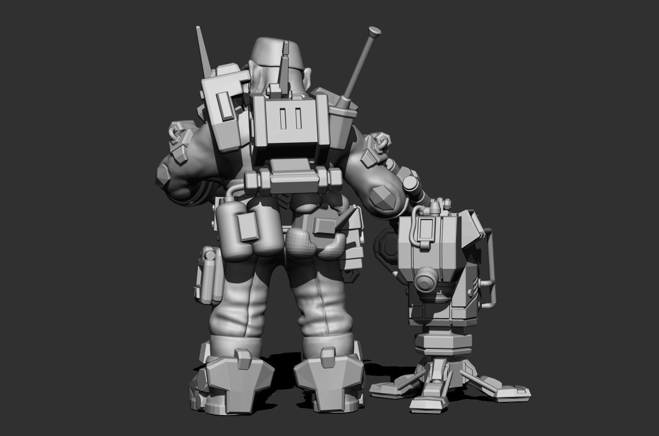 Deep Rock Galactic Engineer class 3D print model_2