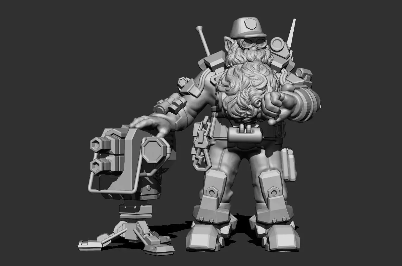 Deep Rock Galactic Engineer class 3D print model_0
