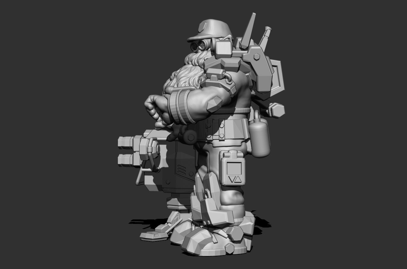 Deep Rock Galactic Engineer class 3D print model_1