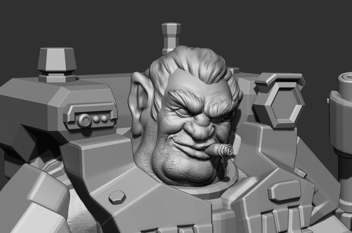 Deep Rock Galactic Gunner class 3D print model_5