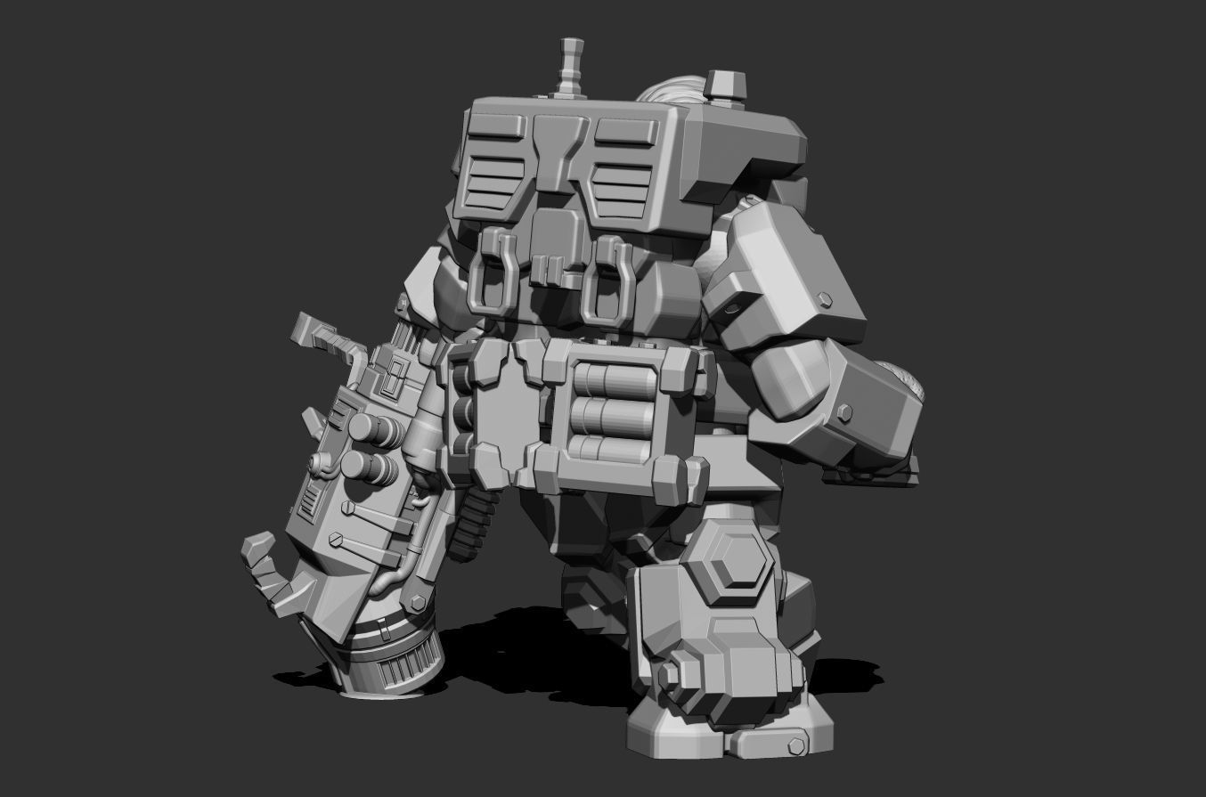 Deep Rock Galactic Gunner class 3D print model_3